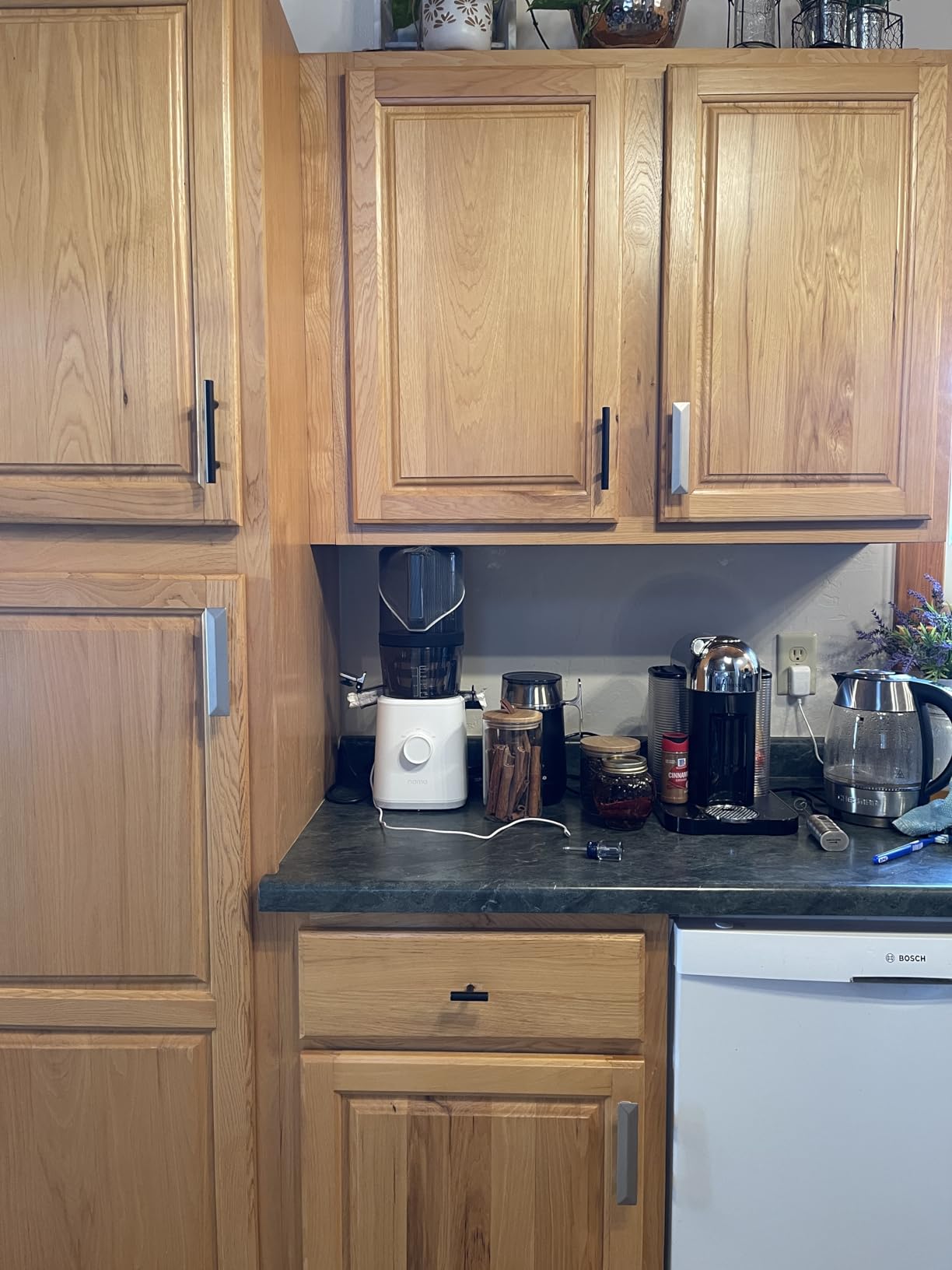 homdiy 15 Pack Brushed Nickel Cabinet Pulls 3 Inch Handles Stainless Steel Cabinet Hardware for Kitchen and Bathroom Cabinets, 5 Inch Overall Drawer Pull customer photo 1