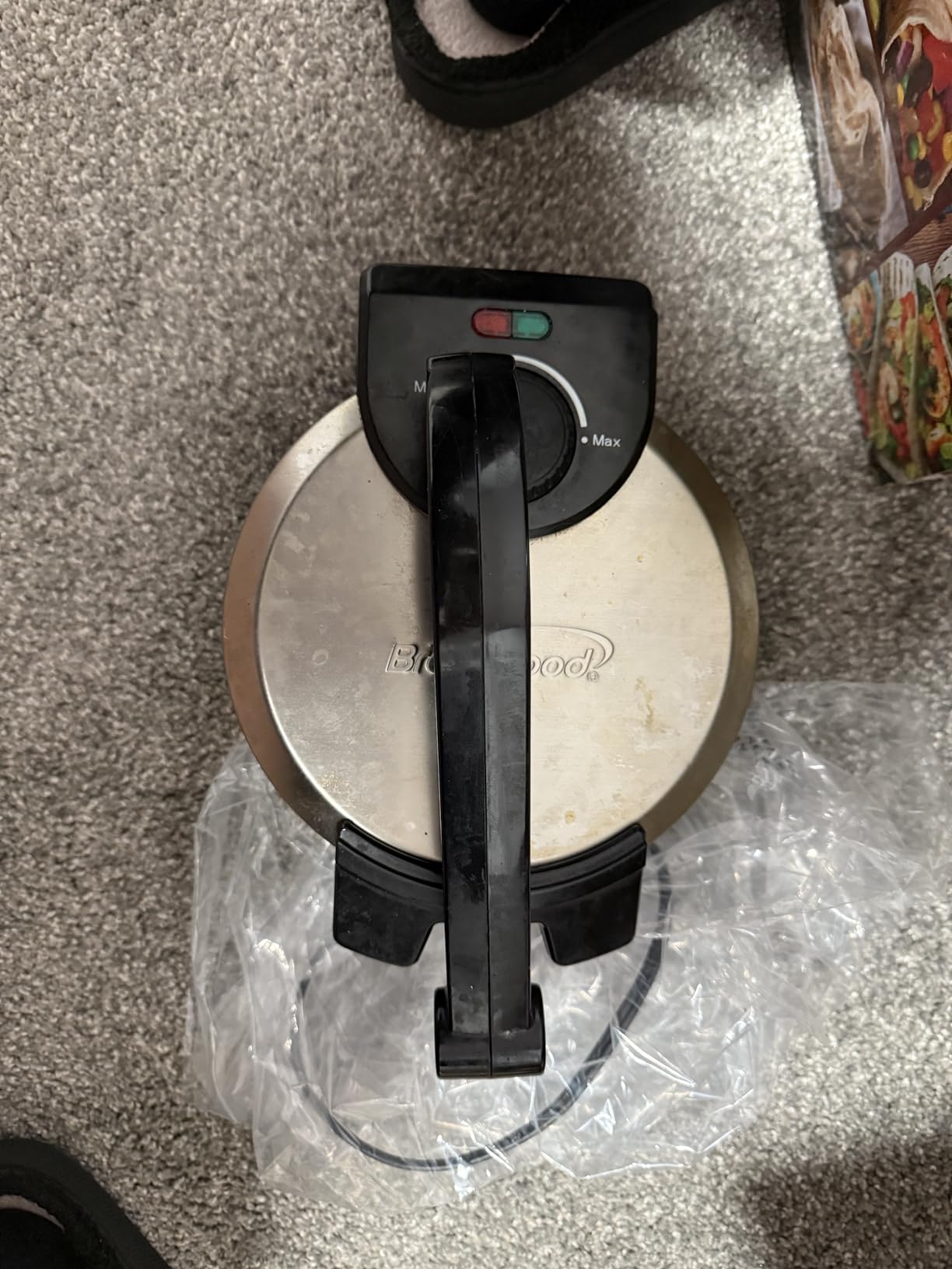 Brentwood TS-127 Stainless Steel Non-Stick Electric Tortilla Maker, 8-Inch customer photo 2