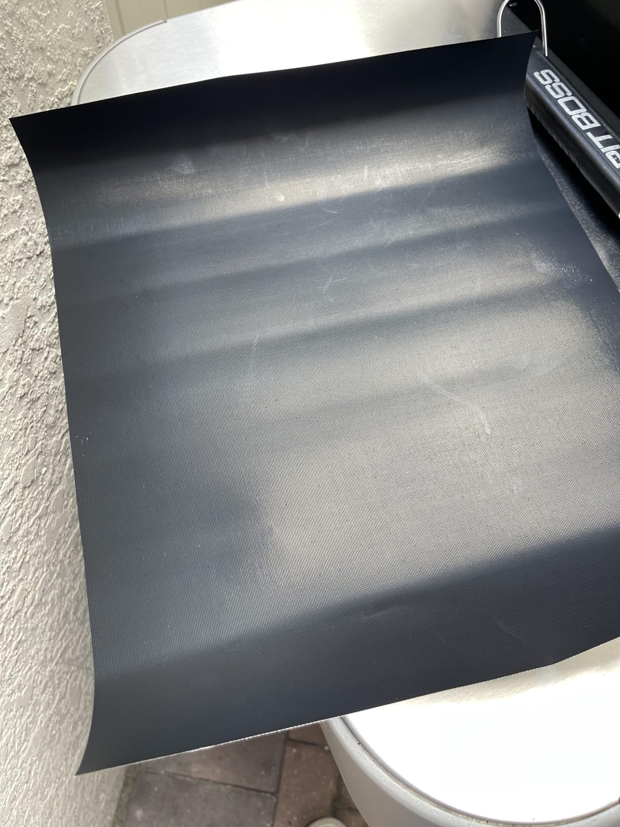 RENOOK Grill Mat Set of 6-100% Non-Stick Reusable Mats for Gas, Charcoal or Electric Grills - Easy to Clean - 15.75 x 13-Inch, Black customer photo 2