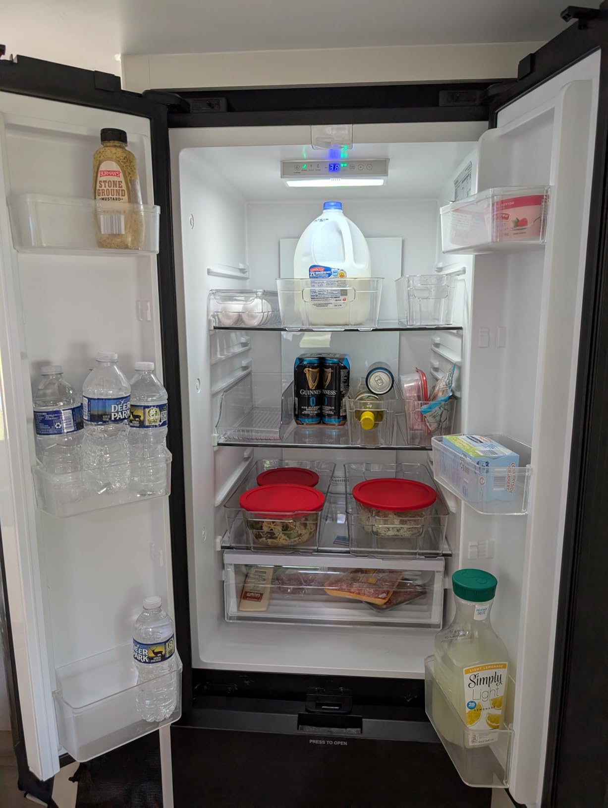 Sorbus Fridge Bins and Freezer Bins Refrigerator Organizer Stackable Food Storage Containers BPA-Free Drawer Organizers for Refrigerator Freezer and Pantry customer photo 1