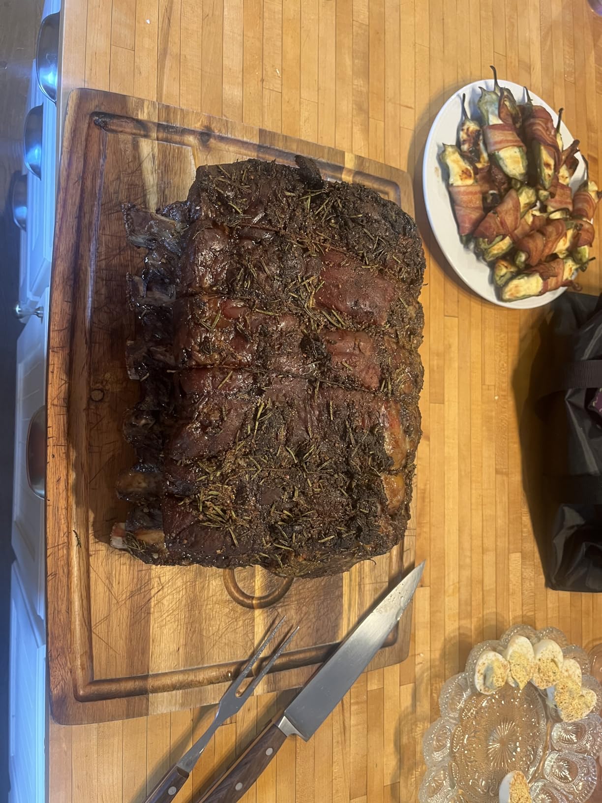 Stainless Steel Roaster Pan with V-Shaped Rack, Inner 16-Inch x 13-Inch, Turkey Roasting Pan customer photo 2