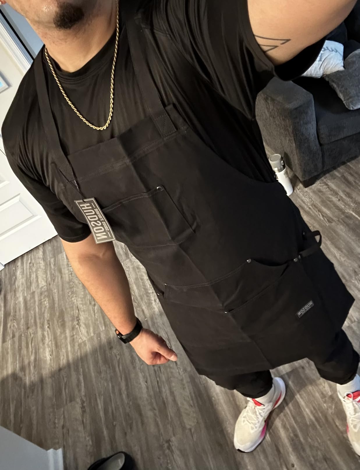 Hudson Durable Goods - Professional Grade Chef Apron for Kitchen, BBQ & Grill customer photo 1