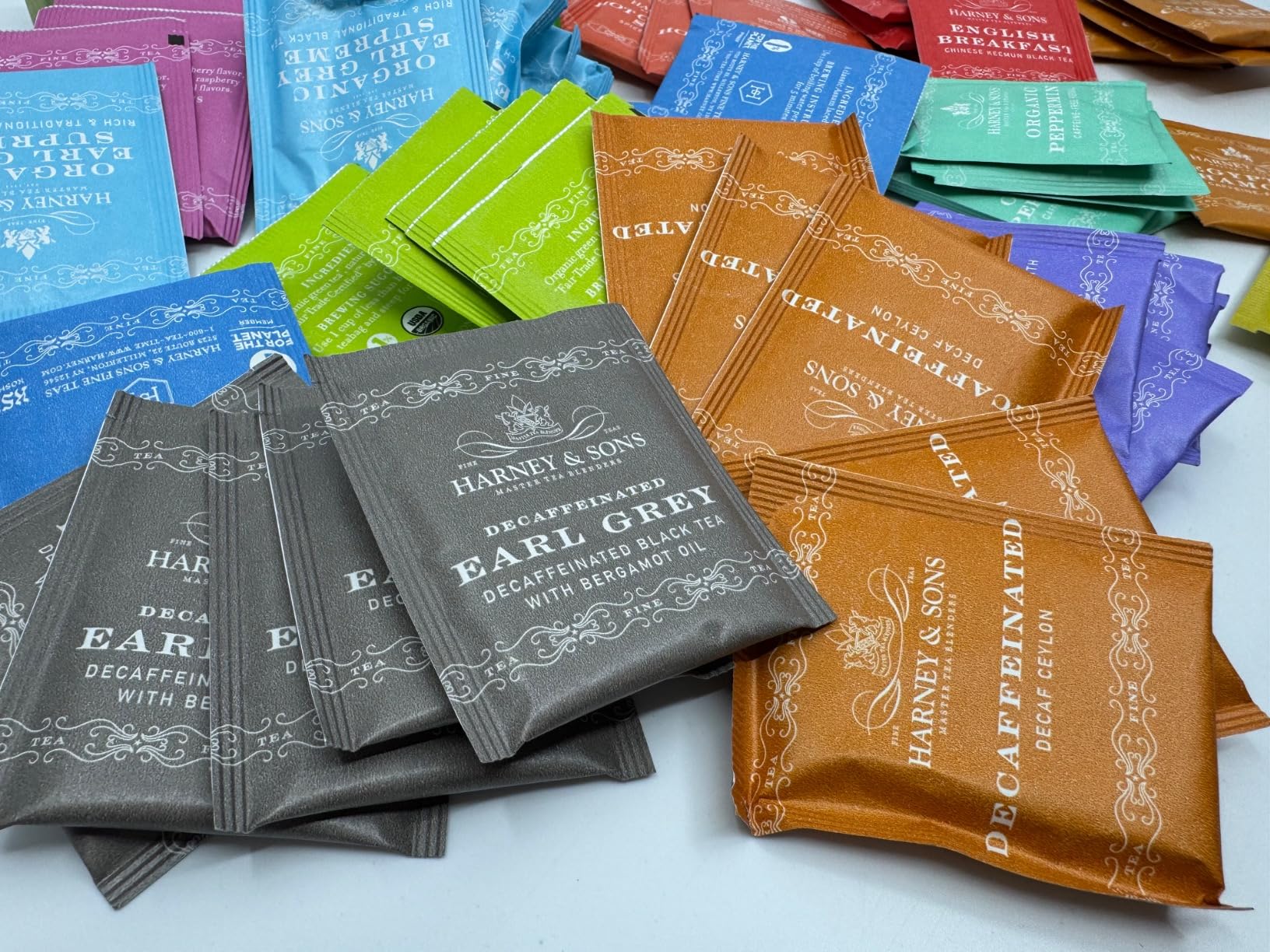 Harney & Sons Assorted Tea Bag Sampler Bundle 42 Count With Honey Crystal Packs Great for Birthday, Hostess and Co-worker Gifts, Tea Set Gifts, Tea Variety Pack customer photo 2