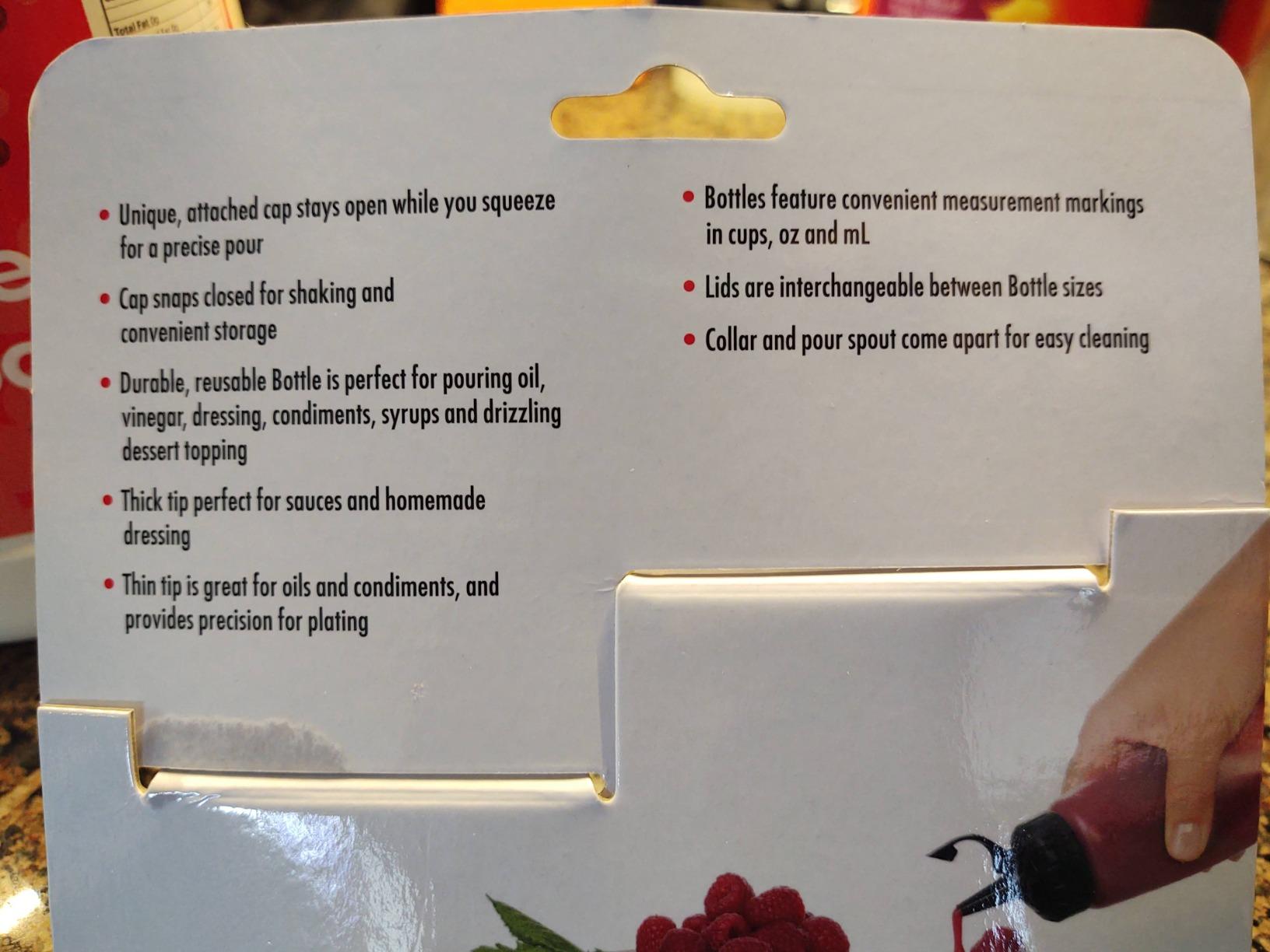 OXO Good Grips Chef's Squeeze Bottle - Set customer photo 1