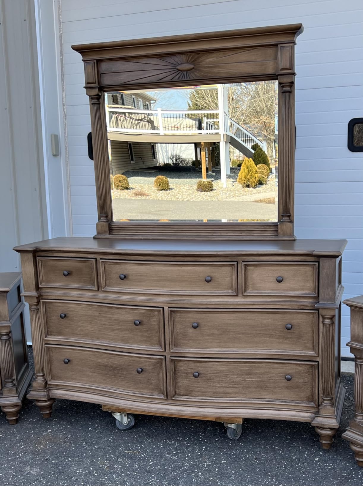 Amerock Edona Cabinet Knob Satin Nickel 1-1/4 inch (32 mm) Diameter 10 Pack Drawer Knob Cabinet Hardware customer photo 1