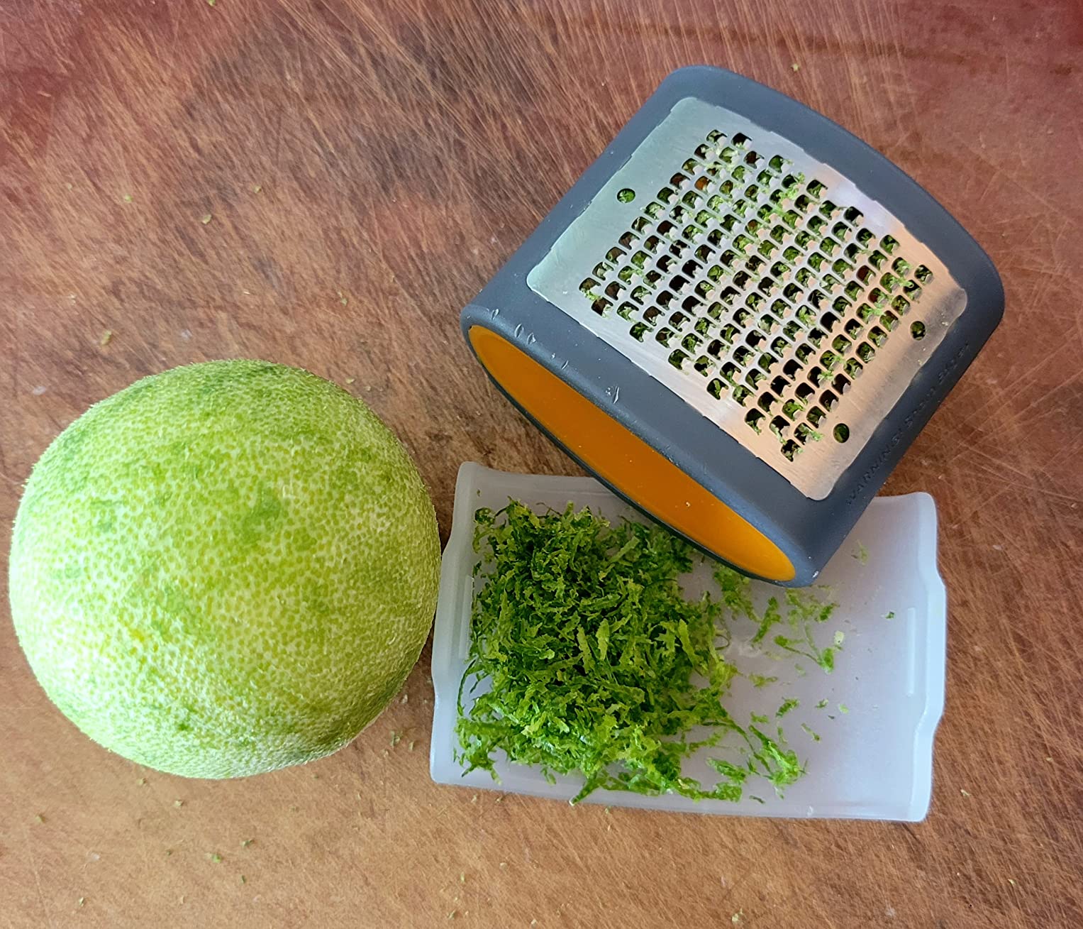 PrepWorks Pocket Citrus Zester - Compact, Stainless Steel Zester for Grating Citrus, Easy to Use, BPA-Free, Ergonomic Handle customer photo 1