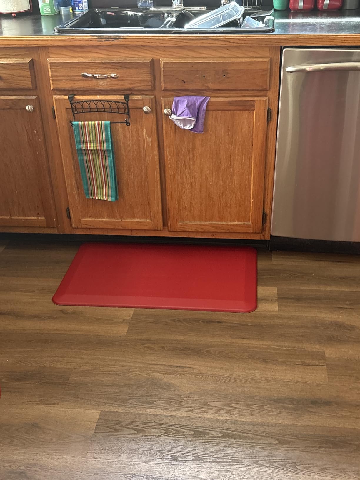 ComfiLife Anti Fatigue Floor Mat - 3/4 Inch Thick Kitchen Mats for Floor, Standing Desk Mat, Kitchen Rug - Comfort at Home, Office - Durable - Stain Resistant - Non-Slip Bottom (20