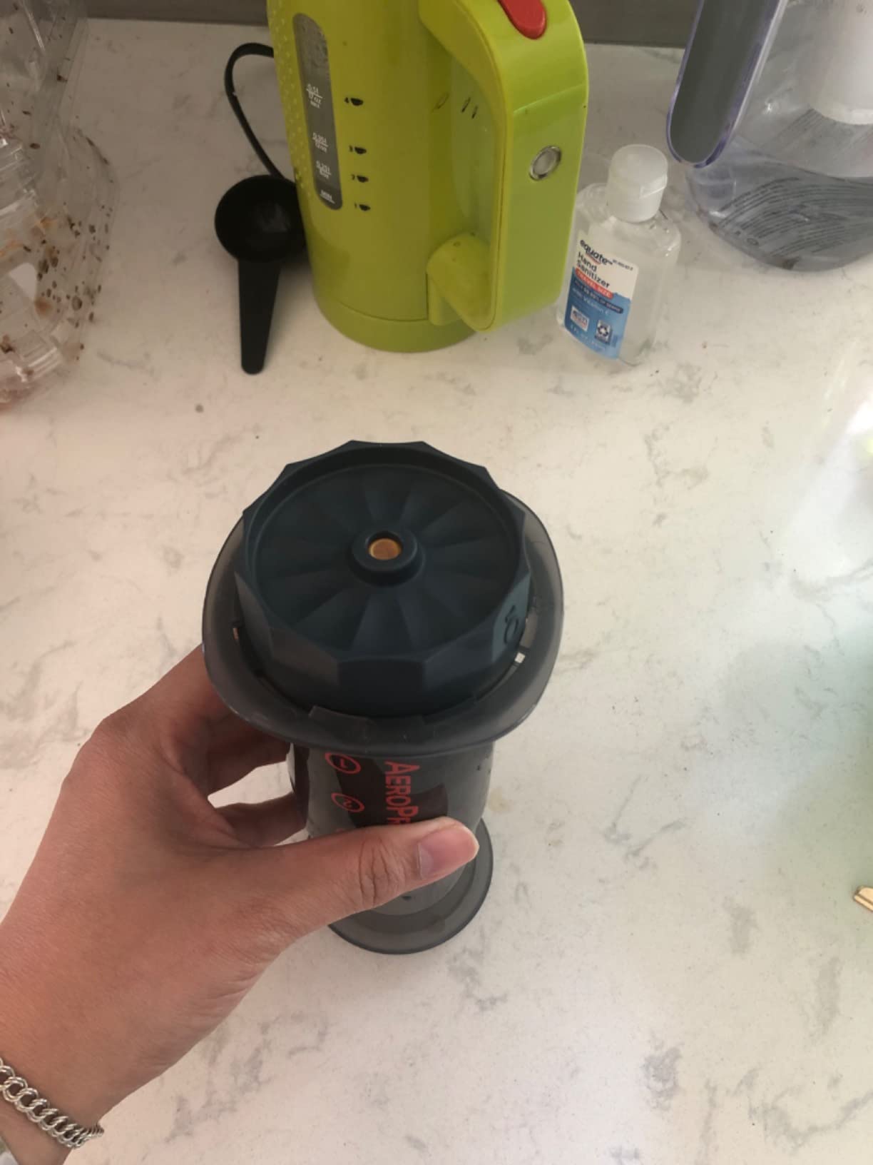 Fellow Prismo Attachment for AeroPress Coffee Maker - Enhance Your Manual Coffee Maker to Brew Espresso-Style and No-Drip Immersion Coffees, Reusable Metal Filter customer photo 2