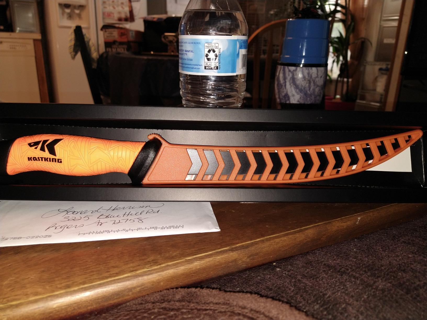 KastKing Speed Demon Pro Fillet Knife - Razor Sharp G4116 German Stainless-Steel Blade, Professional Level Knives for Filleting and Boning, Non-Slip Handles, Includes Protective Sheath customer photo 2