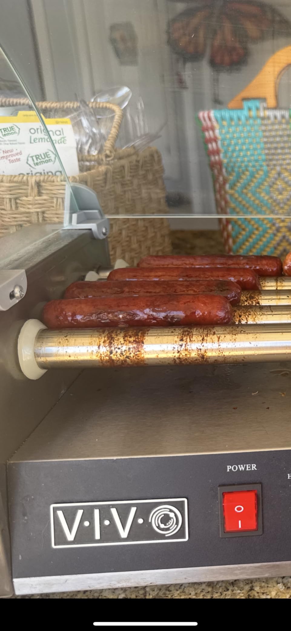 VIVO Electric 12 Hot Dog 5 Roller Grill Warmer, Stainless Steel, Commercial and Household 750W Machine with Cover, HOTDG-V205 customer photo 1