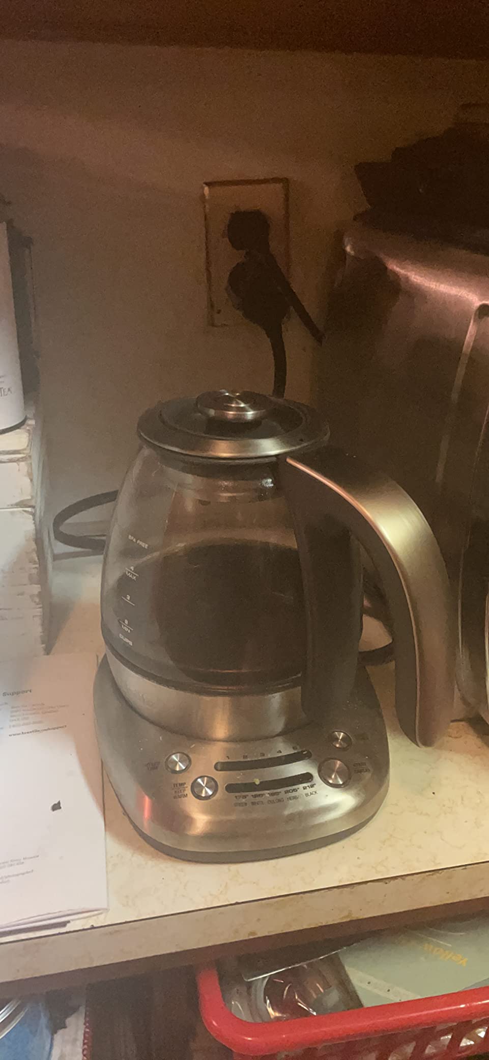 Breville BTM500CLR Tea Maker Compact Infuser and Water Kettle, 4 Cup, Brushed Stainless Steel and Glass customer photo 1