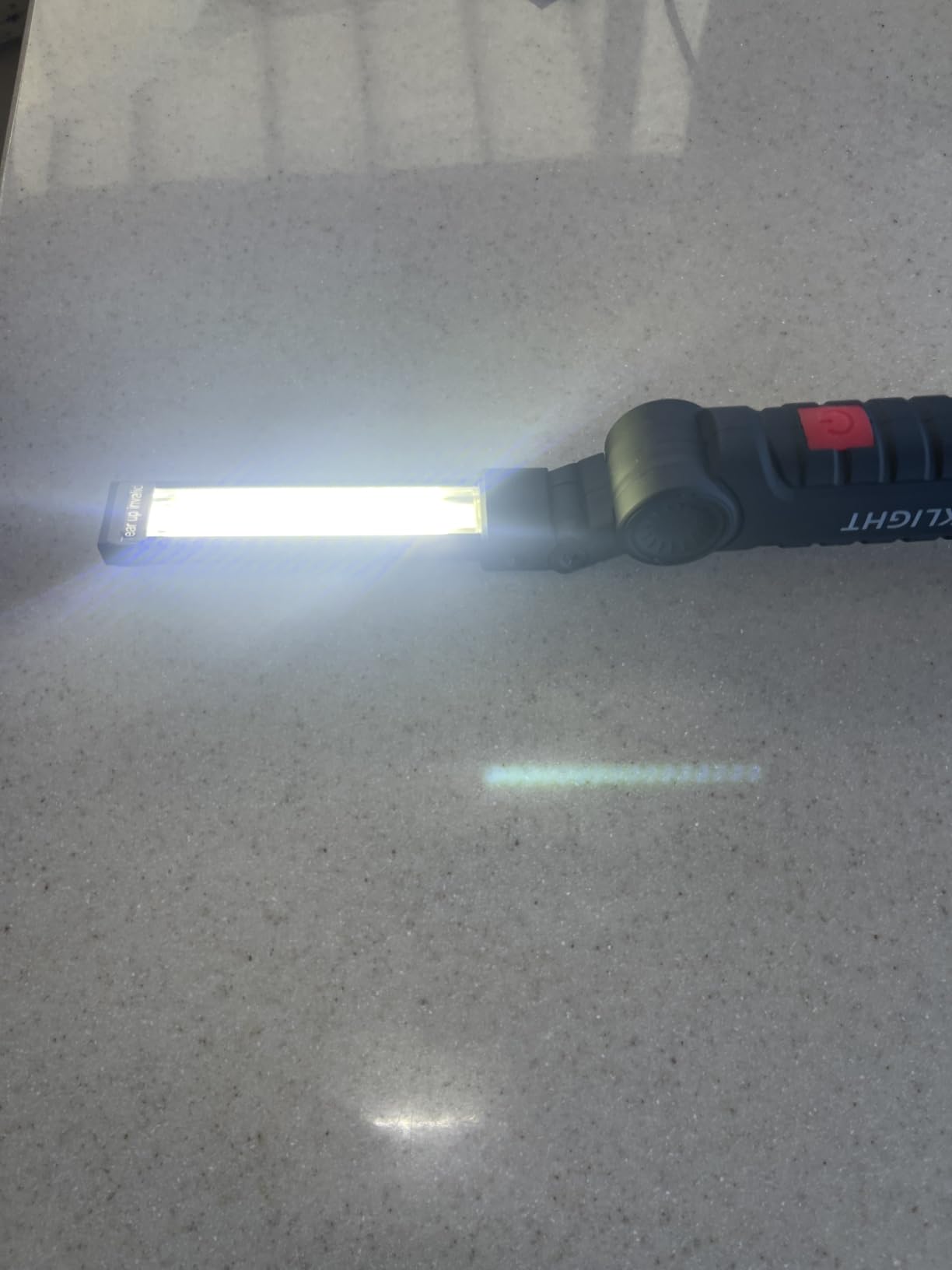 Coquimbo Tool Fathers Day Dad Gifts for Men Him Husband, Rechargeable LED Work Light BBQ Grill with Magnetic Base Hook, 360° Rotate Mechanic Flashlight Mens Easter Birthday Gifts (2 Pack Black) customer photo 2