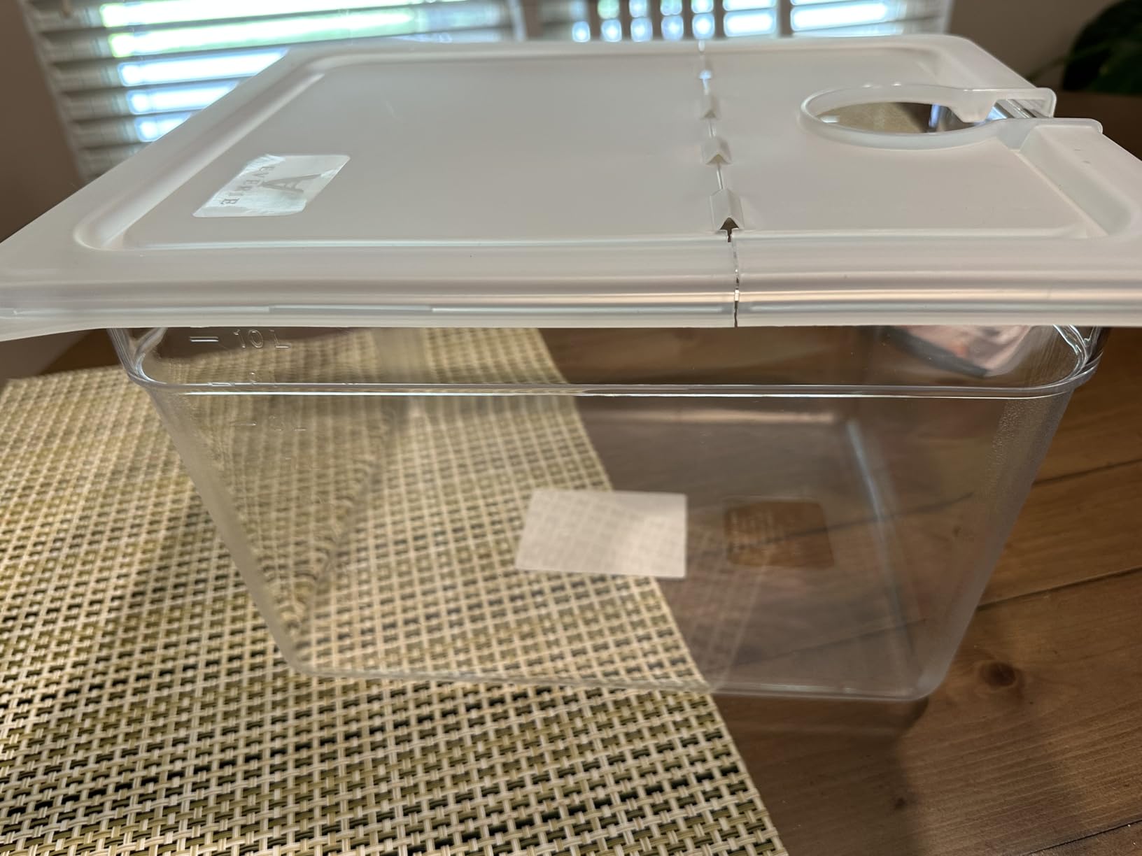 EVERIE Sous Vide Container 12 Quart EVC-12 with Collapsible Hinged Lid Compatible with Anova Nano or AN500-US00 or Anova Pro 3.0 or Anova Mini, Also Fits Instant Pot customer photo 1