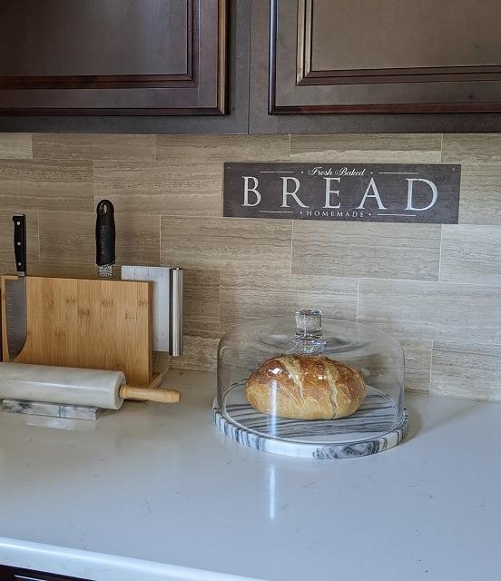 Galashield Marble Cake Stand with Dome | Cake Plate with Glass Dome Cake Cover customer photo 2