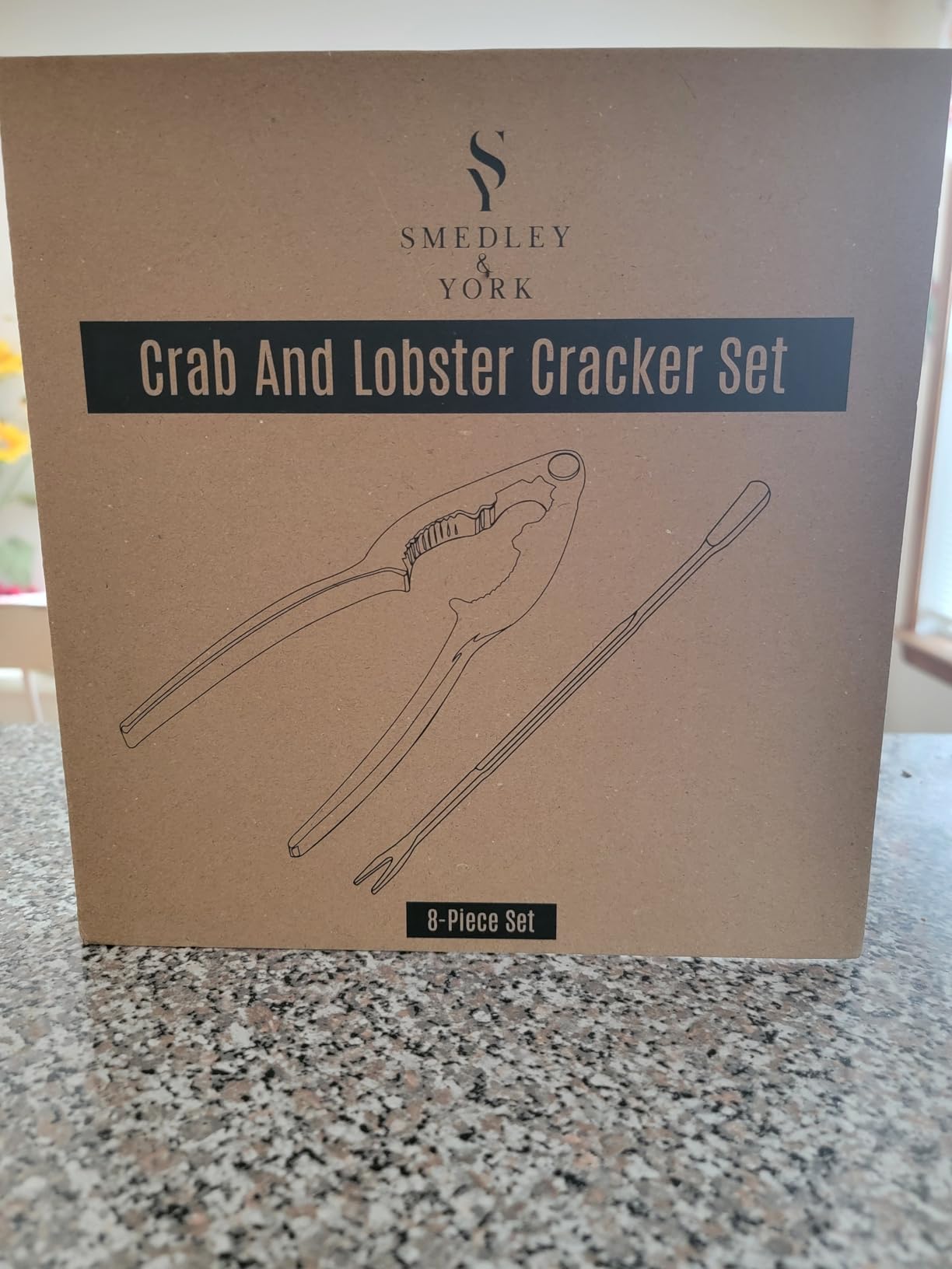 Crab Leg Crackers and Picks, Set of 4 Easy-to-Use Lobster Crackers & Stainless Steel Lobster Picks, Crab Crackers and Tools, Seafood Tool Kit by Smedley & York customer photo 2