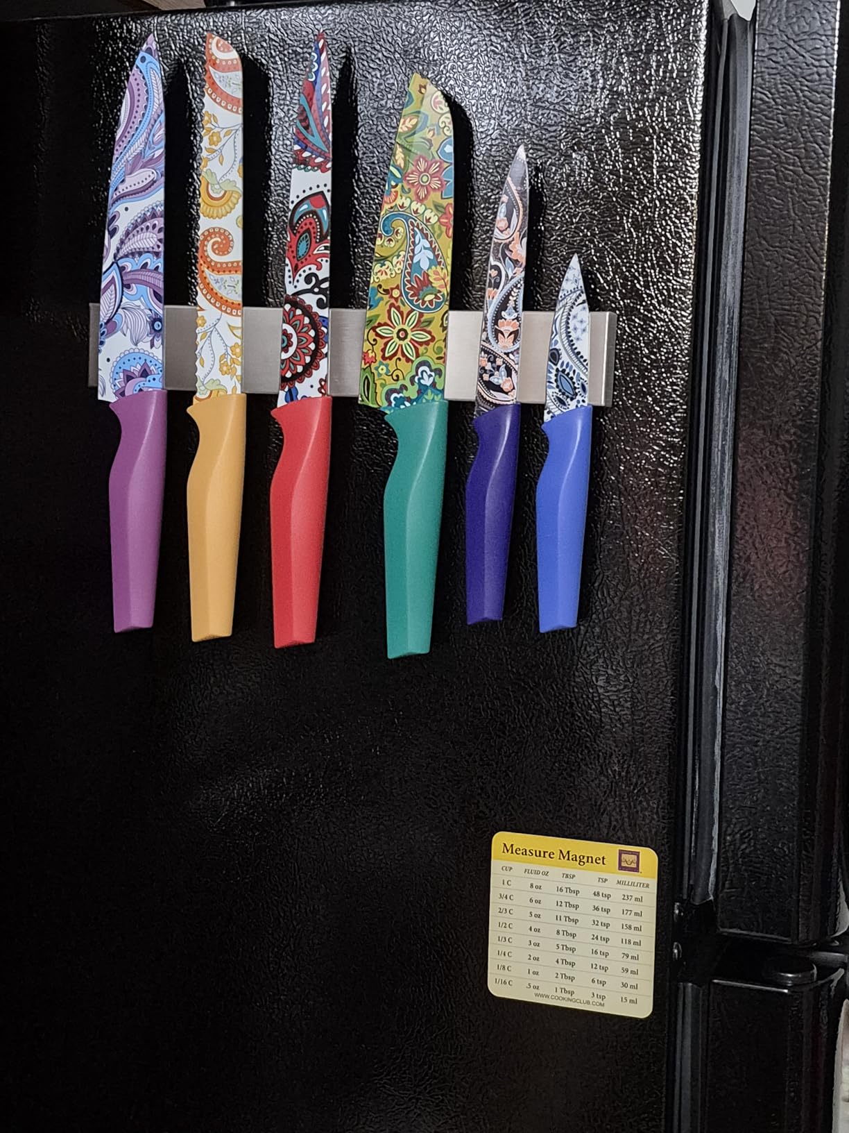 Modern Innovations 10 Inch Stainless Steel Magnetic Knife Bar with Multipurpose Use as Knife Holder, Knife Rack, Knife Strip, Kitchen Utensil Holder, Tool Holder, Art Supply Organizer, Home Organizer customer photo 1