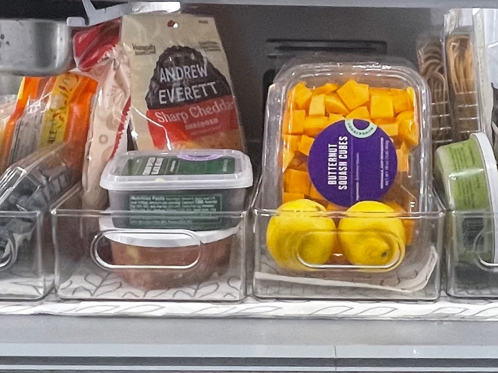 Envision Home Refrigerator Liners, Shelf Liner, Absorbent Fridge Liners, 12 Inch x 24 Inch, Slate Leaf Print, 6 Pack customer photo 1