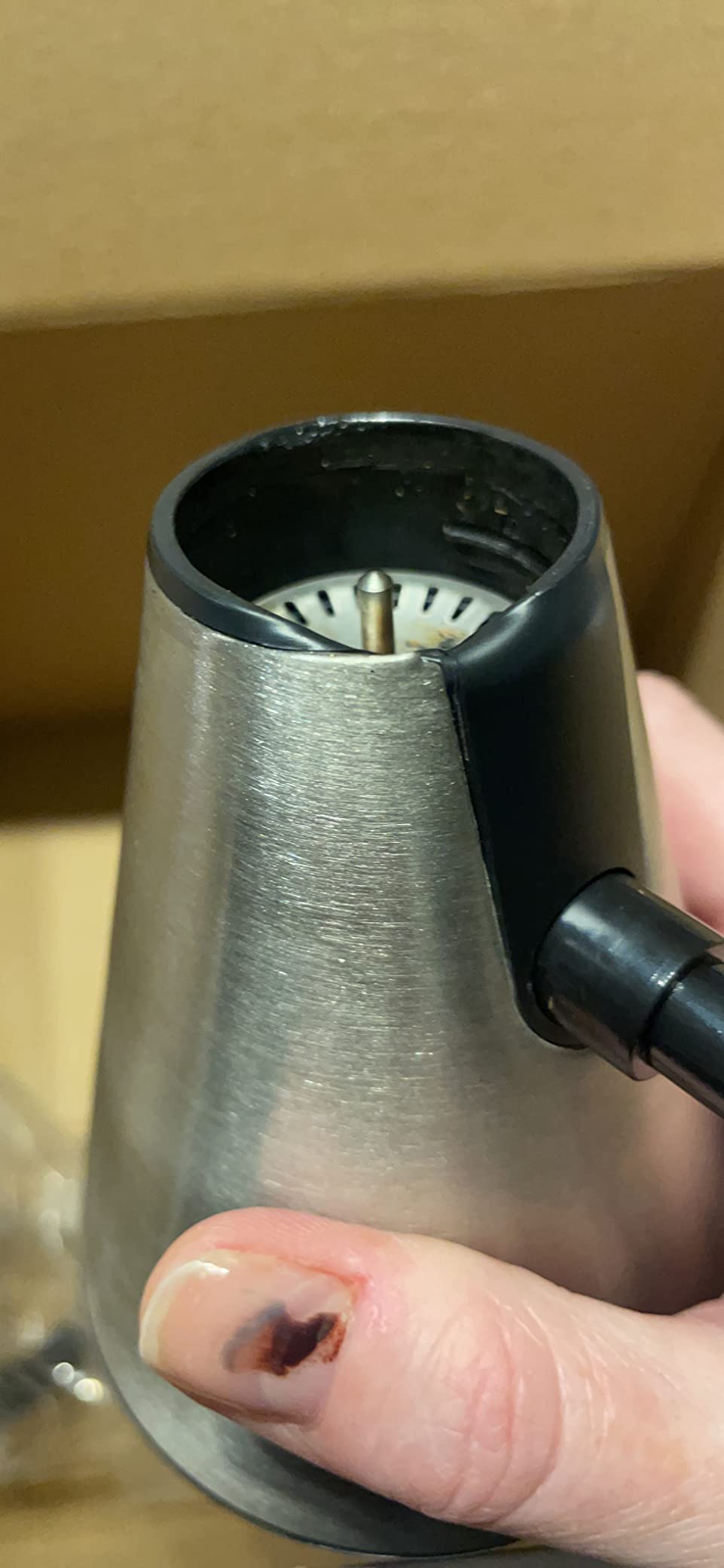 CucinaPro Handheld Smoking Gun Food Smoker with Large Dome Lid- Portable Cold Smoke Infuser for Meat Cheese Cocktails, BBQ, Nuts, Fish- Kitchen Smoke Machine Adds Flavor with Wood Chips- Gift for Him customer photo 1