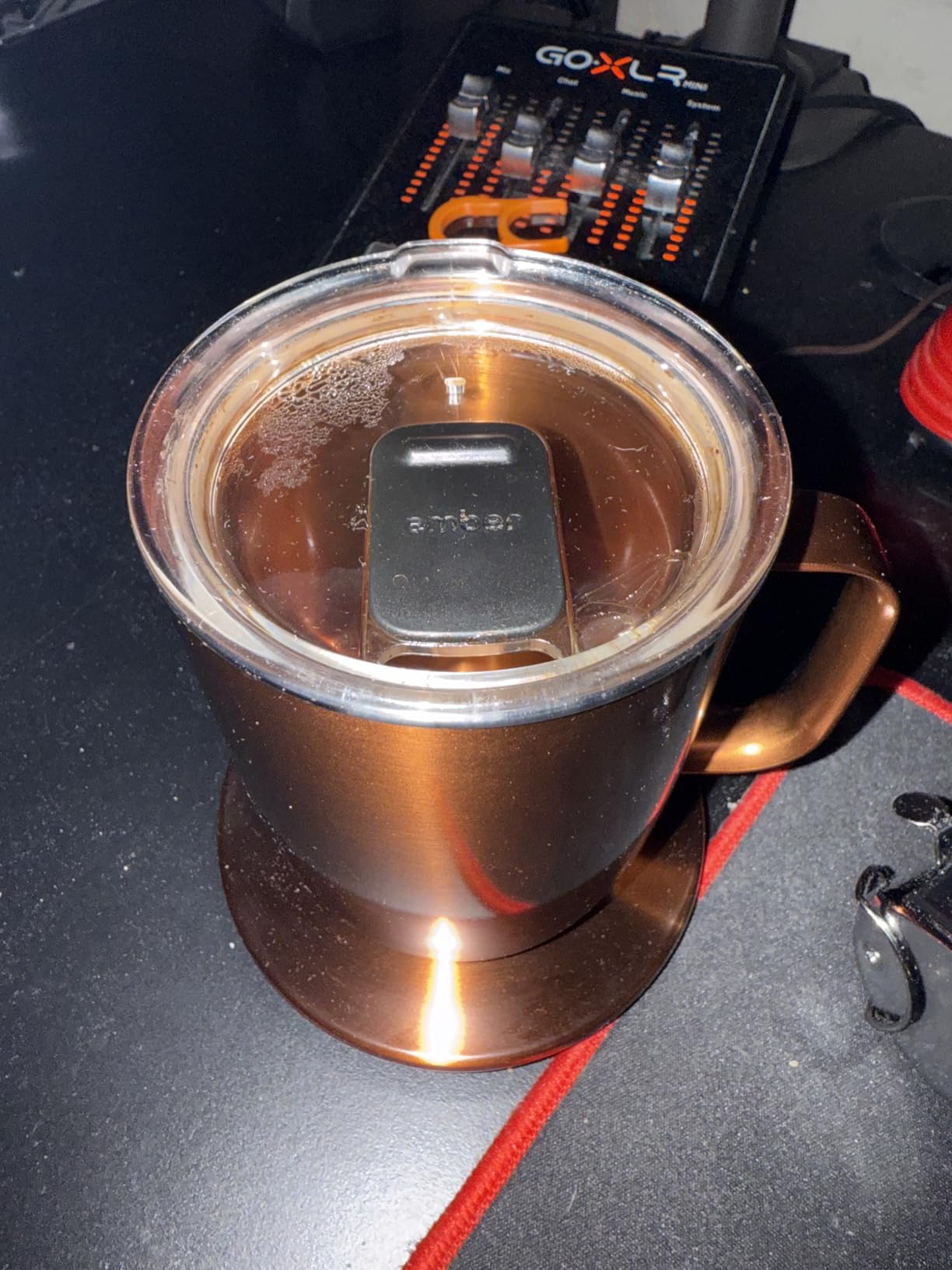 Ember Temperature Control Smart Mug 2, 10 Oz, App-Controlled Heated Coffee Mug with 80 Min Battery Life and Improved Design, Black customer photo 1