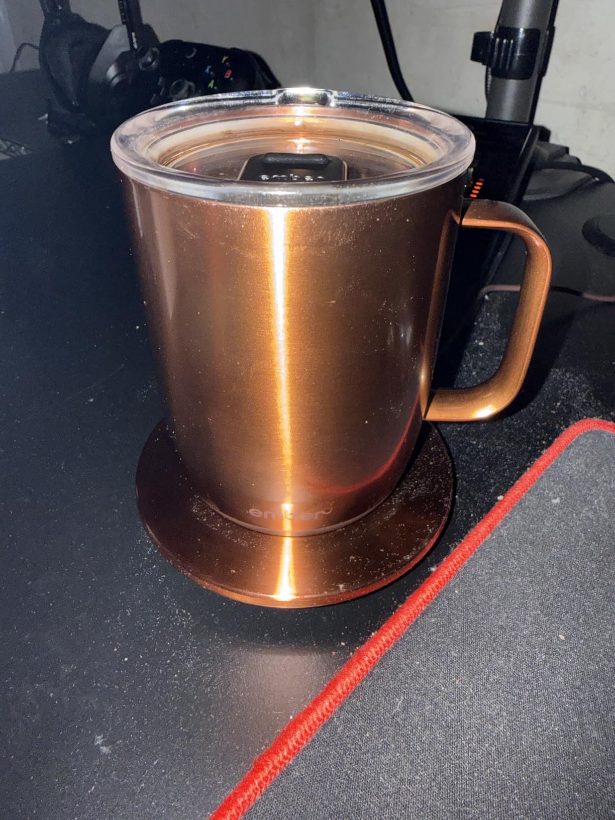 Ember Temperature Control Smart Mug 2, 10 Oz, App-Controlled Heated Coffee Mug with 80 Min Battery Life and Improved Design, Black customer photo 2