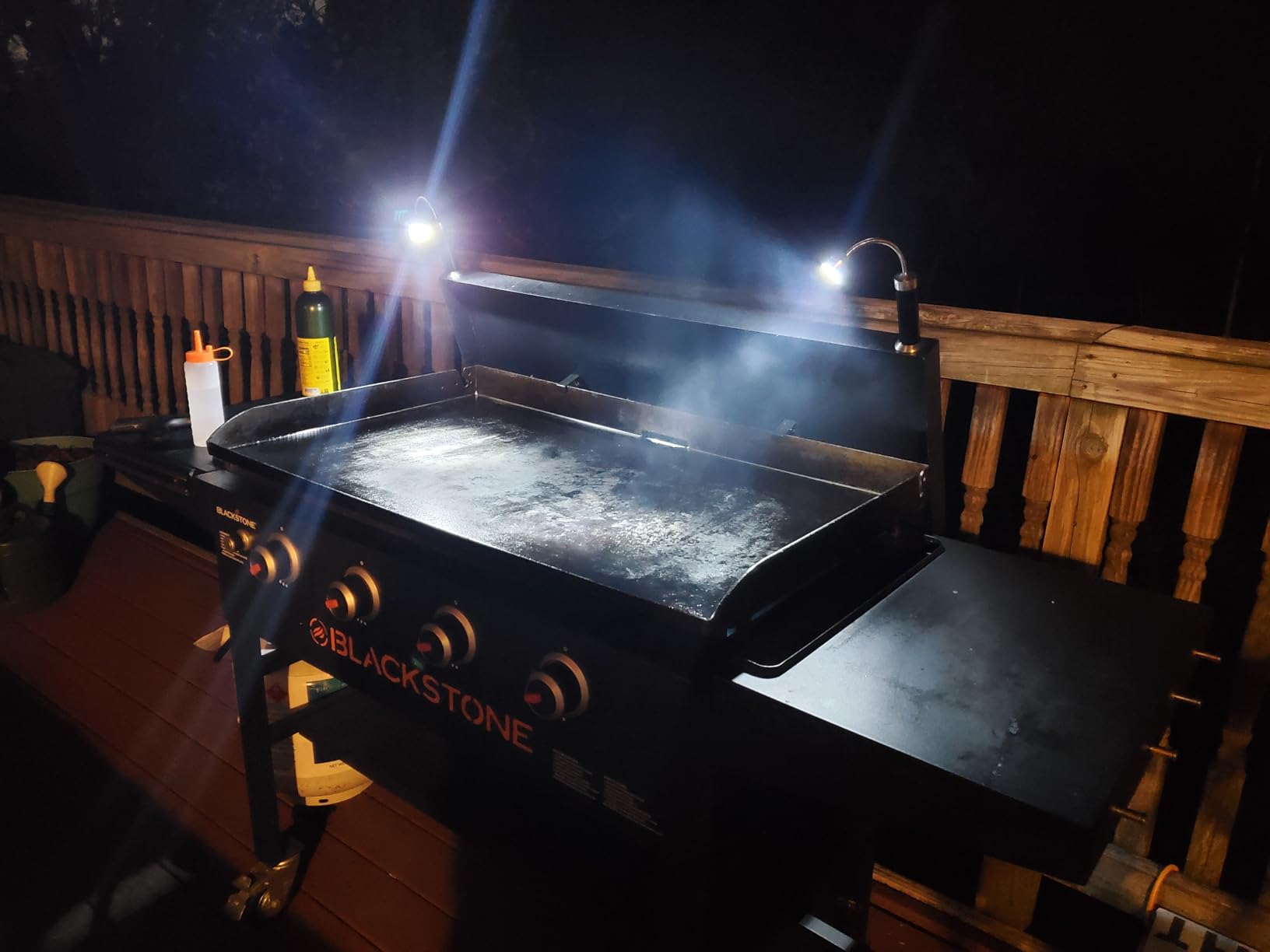 KOSIN Barbecue Grill Light Magnetic Base Super-Bright LED BBQ Lights-360 Degree Flexible Gooseneck, Gifts for Men Dad Boyfriend, Traeger Pit Boss Smoker Grill Accessories, Batteries Included-Pack of 2 customer photo 1