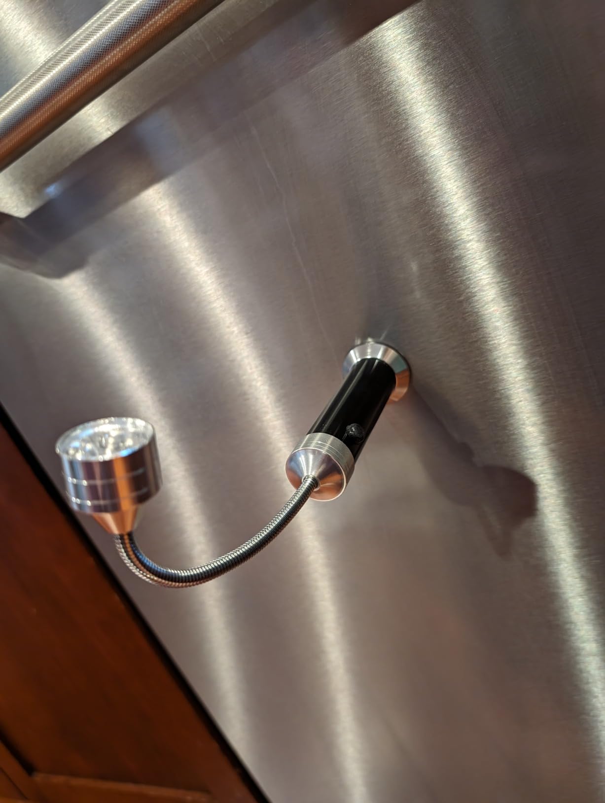 KOSIN Barbecue Grill Light Magnetic Base Super-Bright LED BBQ Lights-360 Degree Flexible Gooseneck, Gifts for Men Dad Boyfriend, Traeger Pit Boss Smoker Grill Accessories, Batteries Included-Pack of 2 customer photo 2