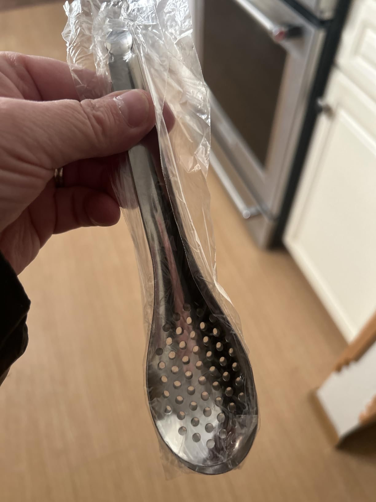 Spherification Spoon - Set of 2 Stainless Steel Spherification Spoon Molecular Slotted Bar Spoon Kitchen - KICW0071 (Silver) customer photo 1