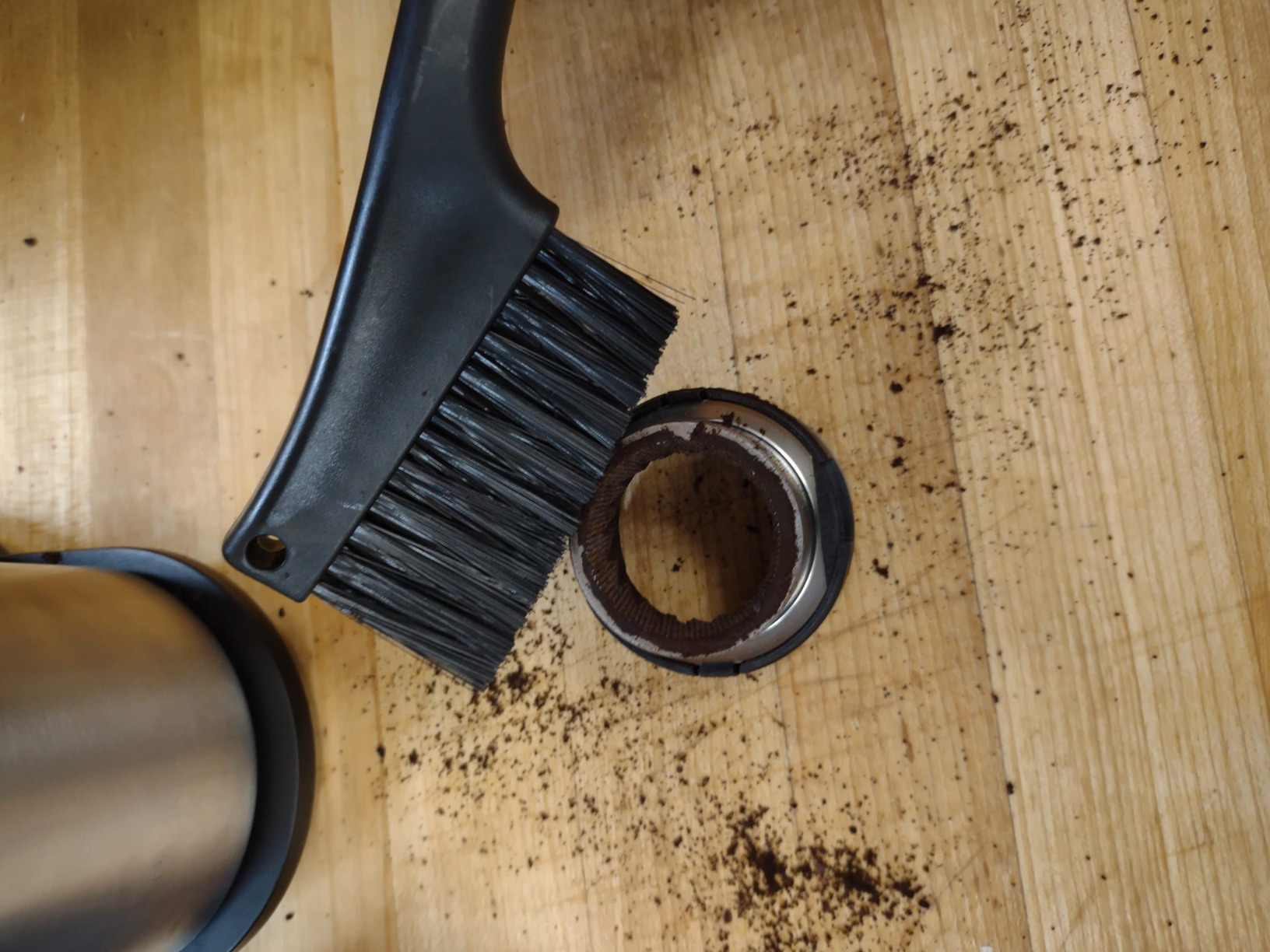 Coffee Machine Cleaning Brush, Dusting Espresso Grinder Brush Accessories for Bean Grain Coffee Tool Barista Home Kitchen customer photo 1