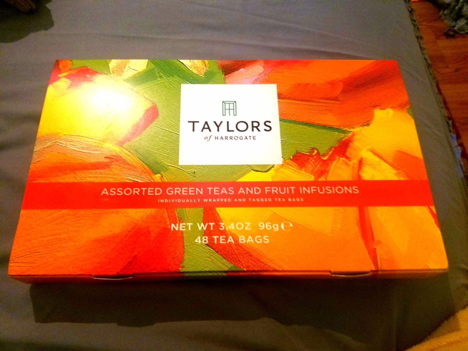 Taylors of Harrogate Assorted Green & Herbal Teas Sampler, Variety Pack Gift Box, Individually Wrapped Bags, 48 Count (Pack of 1), Premium Green & Herbal Teas, Mixed Caffeinated & Caffeine-Free Selection, 48 Teabags customer photo 1