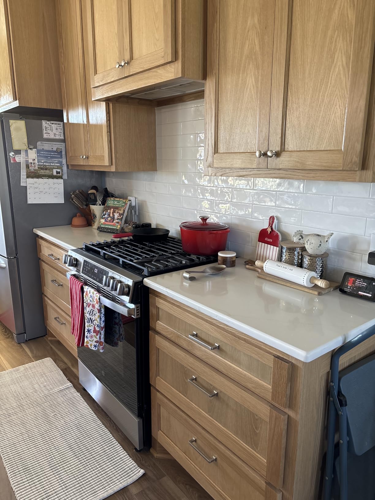 homdiy 30 Pack Cabinet Knobs Brushed Nickel Drawer Knobs - Solid Zinc Alloy Kitchen Pulls Modern Cabinet Hardware for Dresser Drawers customer photo 1