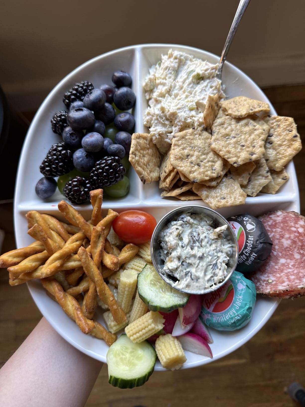 Uba Portion Control Plate (PORCELAIN) for Adults for Healthy Diet customer photo 1