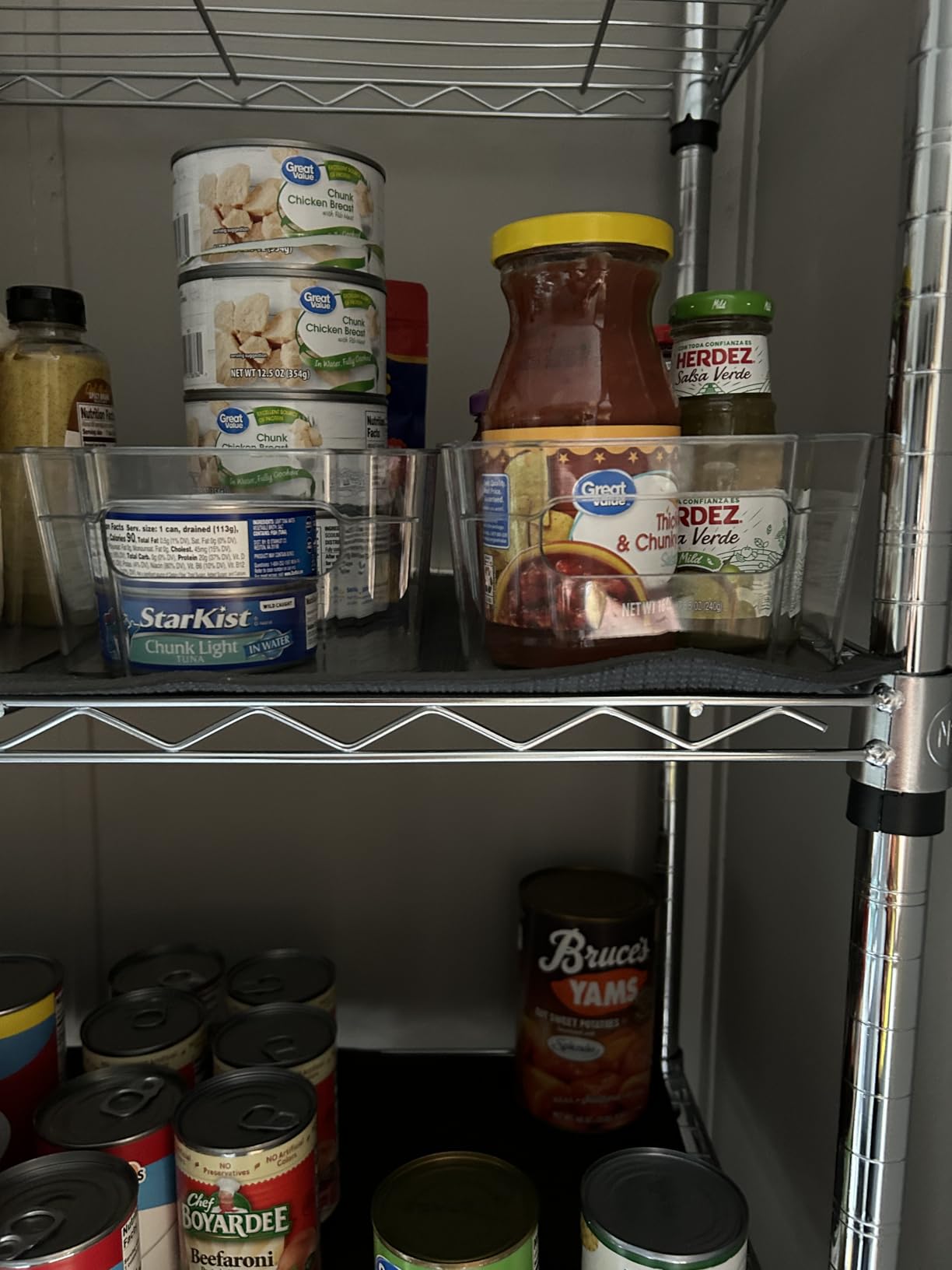 Utopia Home - Fridge & Refrigerator Organizer Bins (8 Pack), Clear Stackable Durable Plastic Storage Containers with Easy Grip Handles for Pantry, Kitchen Cabinets & Countertops customer photo 2