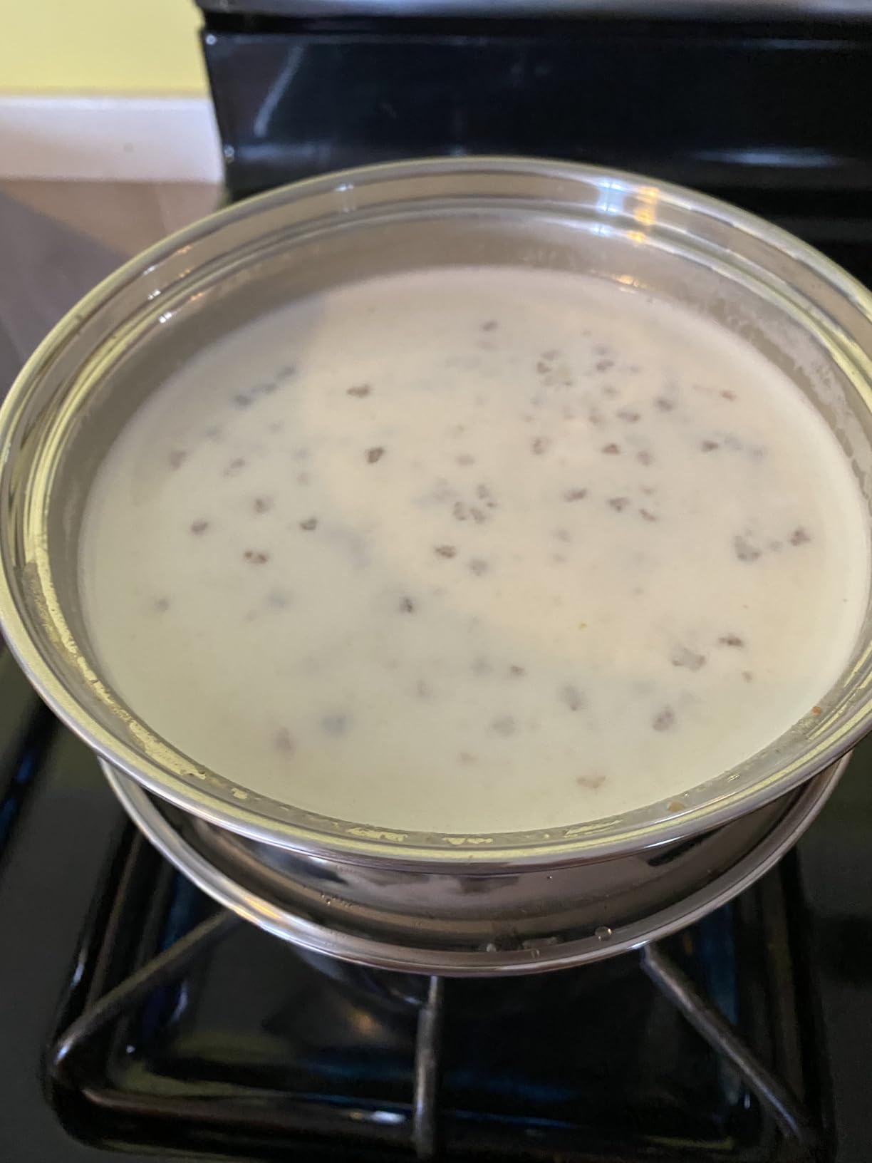 Cook N Home 02655 Professional Double Boiler Saucepan 2-Quart, 18-10 Stainless Steel Steam Melting Pot for Butter Chocolate Cheese, Tempered Glass Lid, Silver customer photo 2