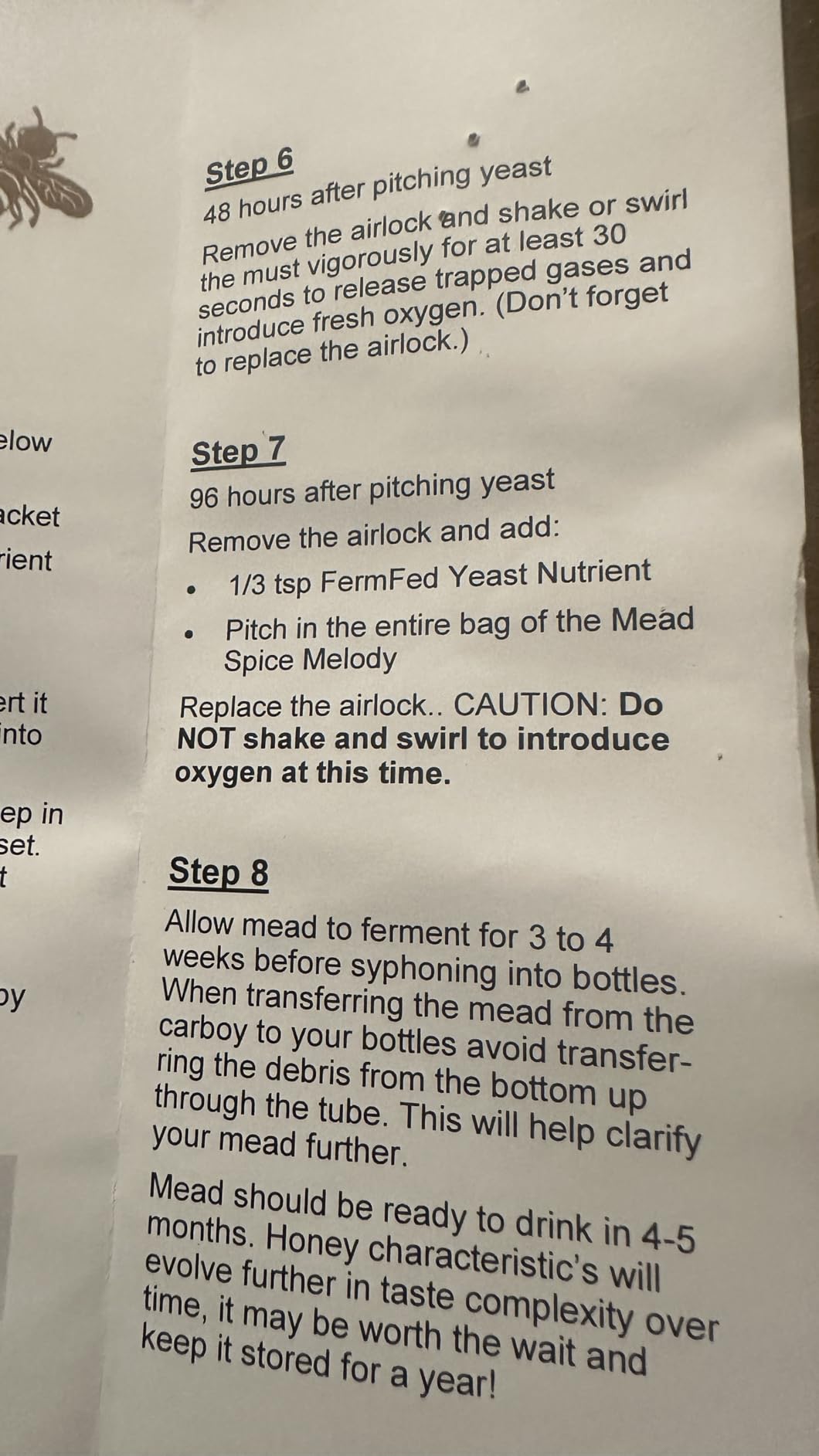 Mead Making Kit - 1 Gallon Mead Kit to Make Your own Honey Wine with Reusble Equipment- Brew a Delicious Metheglin Style Mead with Must Bee Company-Starter Kit Includes Yeast, Nutrients and Spices. customer photo 1