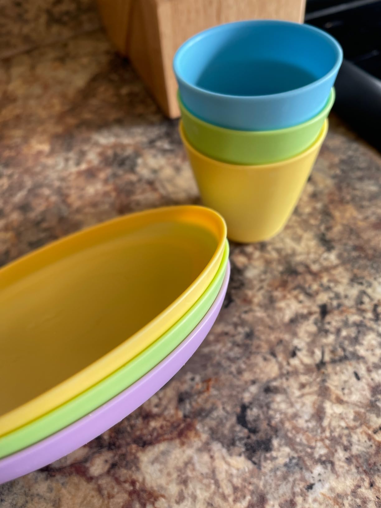 Munchkin 12pc Baby and Toddler Feeding Supplies Set - Includes Plates, Bowls, and Cups customer photo 1