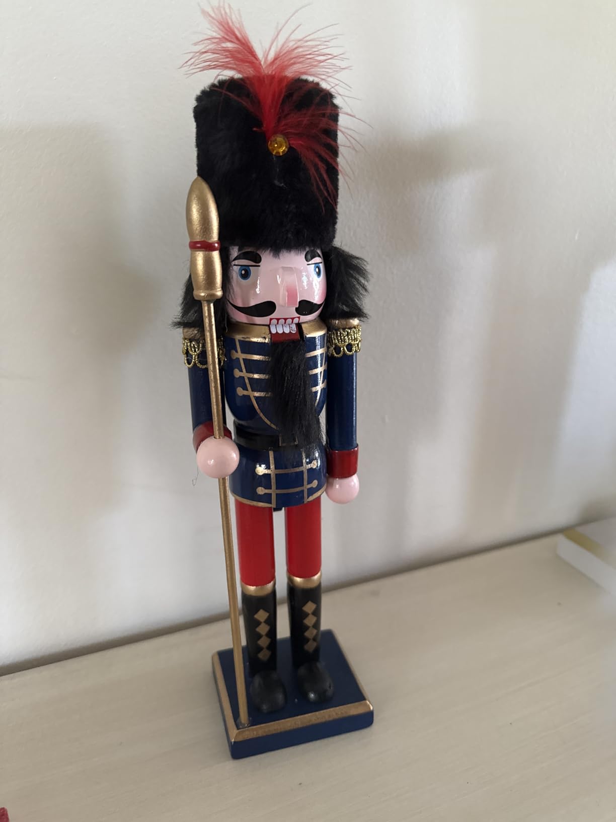 KI Store Christmas Nutcracker Set of 4 12-Inch Wooden King and Soldier Nutcracker Figurines Display for Table Mantel Chrismtas Tree Decorations customer photo 1