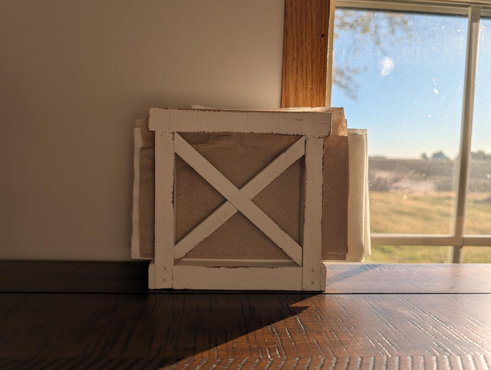 Barnyard Designs Farmhouse Napkin Holder for Table - Vintage Rustic Distressed Wooden Napkin Holder Dispenser for Kitchen, 5.5