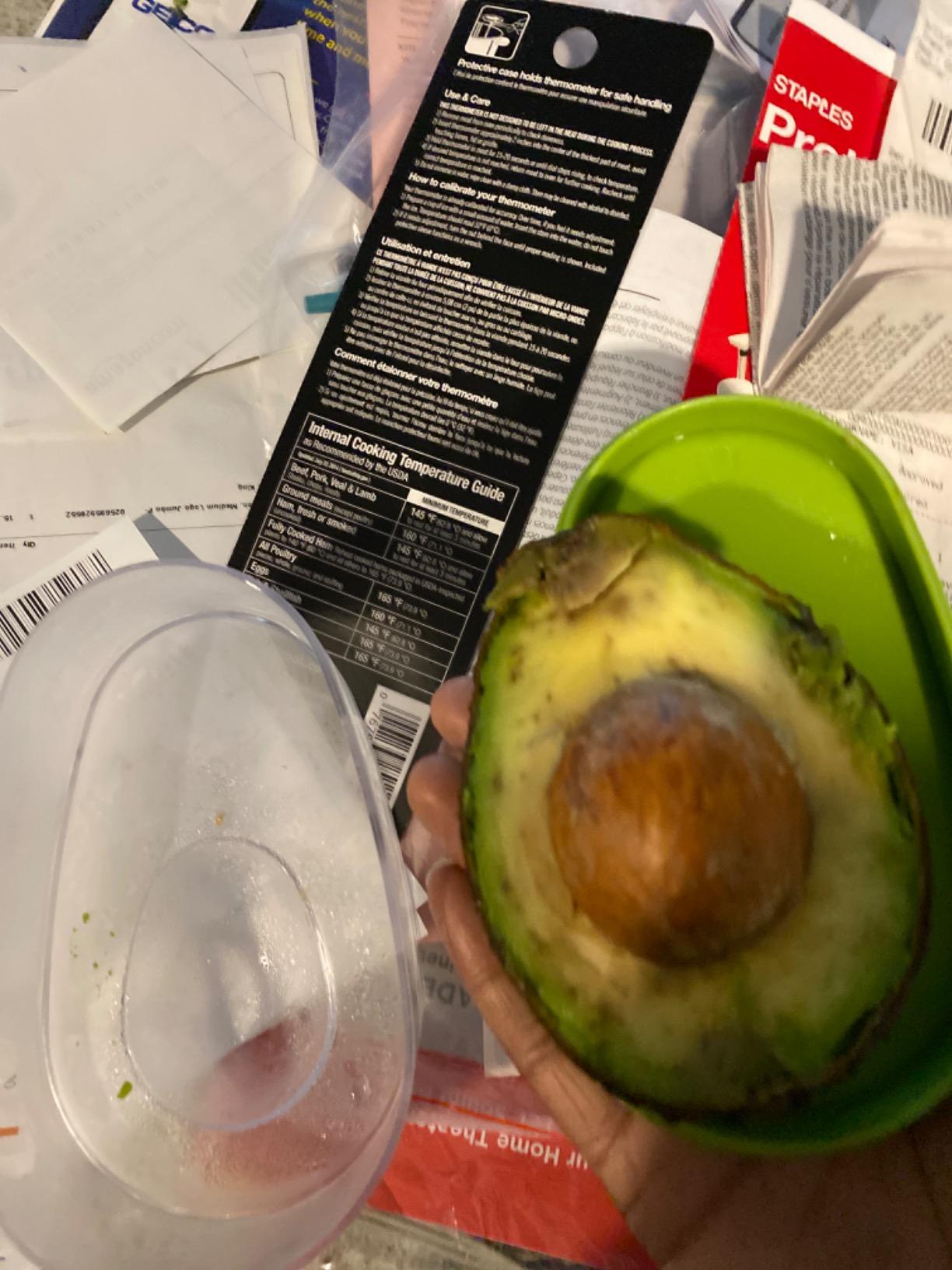 Avocado Slicer 3 Piece Set - Avocado Slicer Tool, Cutter, Knife, Peeler, Pitter, Cuber, Dicer & Avocado Keeper For Everything That You Will Ever Need For Your Avocados customer photo 1