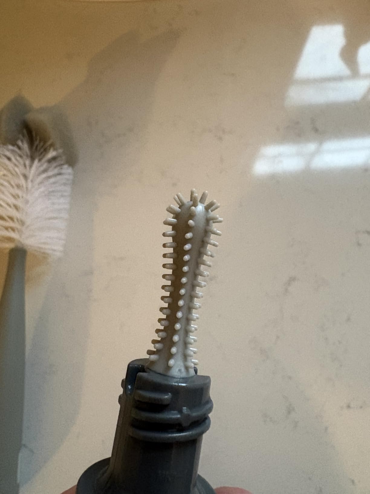 Munchkin Sponge Bottle Brush, Grey/Sage, 2 Count (Pack of 1) customer photo 2