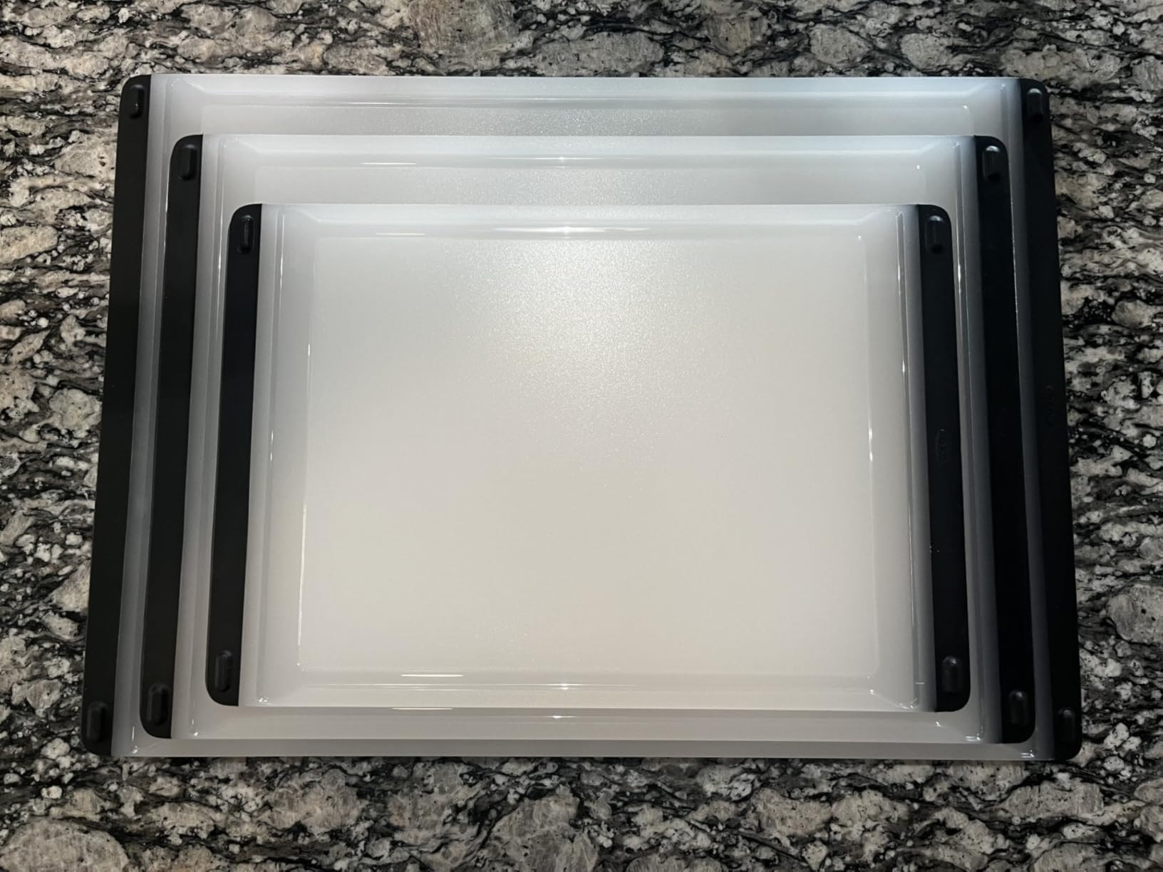 OXO Good Grips Plastic Utility Cutting Board customer photo 2