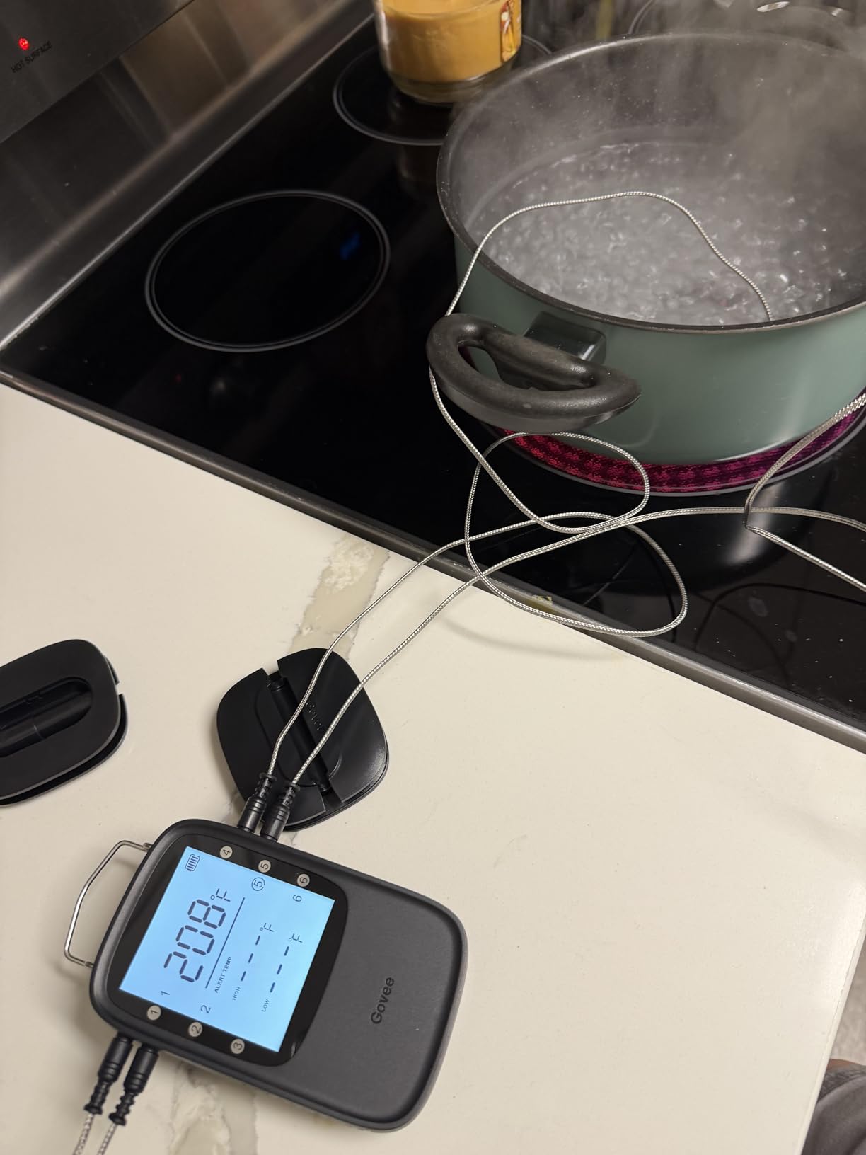 Govee Bluetooth Meat Thermometer, Wireless Meat Thermometer for Smoker Oven, Digital Grill Thermometer with 2 Probes, Timer Mode, Smart LCD Backlight BBQ Thermometer for Cooking Turkey Fish Beef customer photo 1