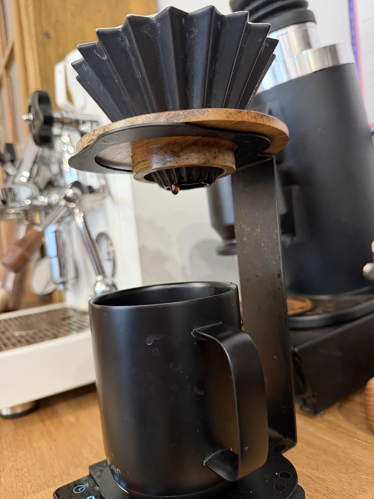 Pour Over Coffee Station Coffee Dripper Stand Stainless Steel customer photo 2