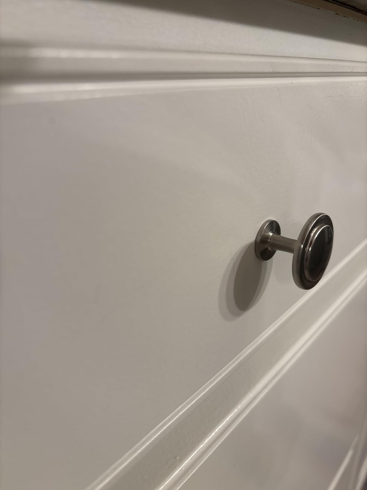 Ravinte 30 Pack 1-1/4 inch Matte Black Zinc Euro-Style Cabinet Knobs, Drawer Pulls & Door Handles customer photo 1