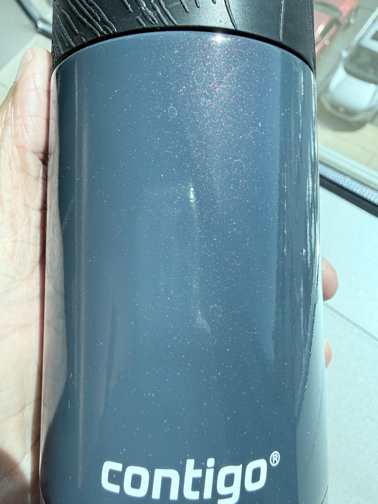 Contigo Byron Vacuum-Insulated Stainless Steel Travel Mug with Leak-Proof Lid Reusable Coffee Mug or Water Bottle BPA-Free 16oz Licorice Keeps Beverages Hot for 6 Hours or Cold for 12 Hours customer photo 1