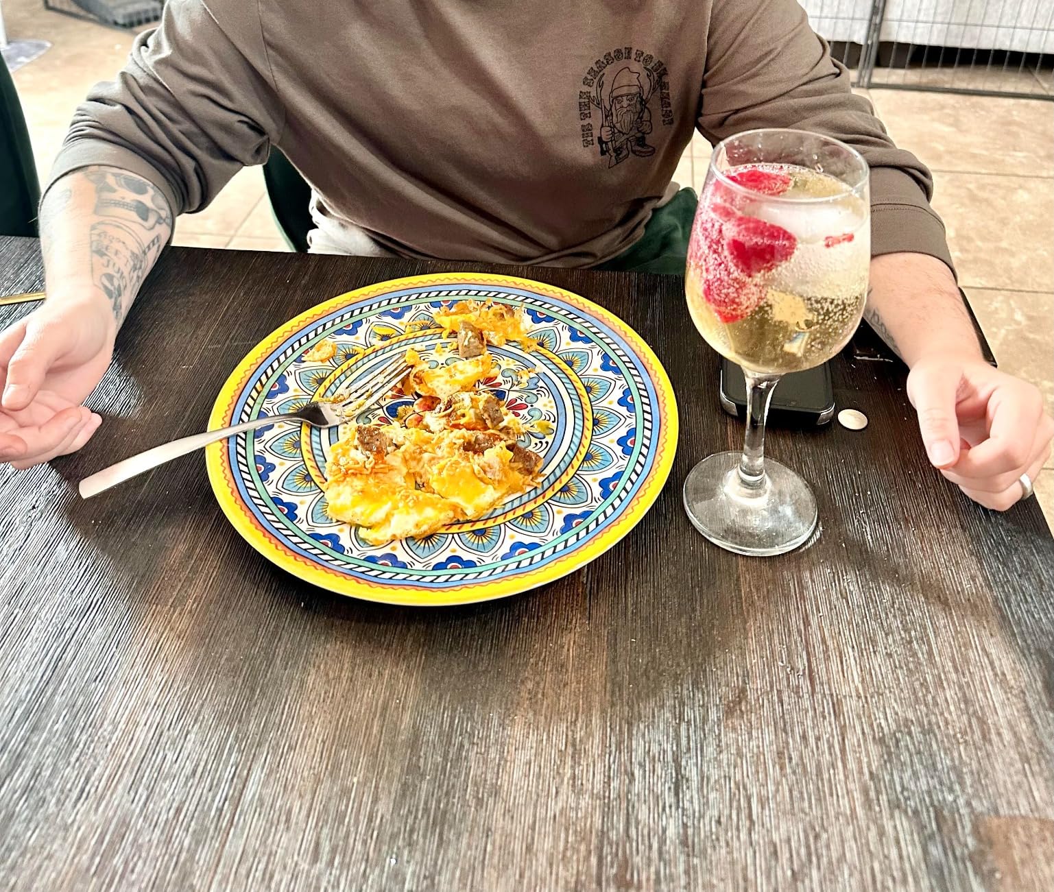 Certified International Portofino 12 Piece Melamine Dinnerware Set, Service for 4, Multi Colored customer photo 3