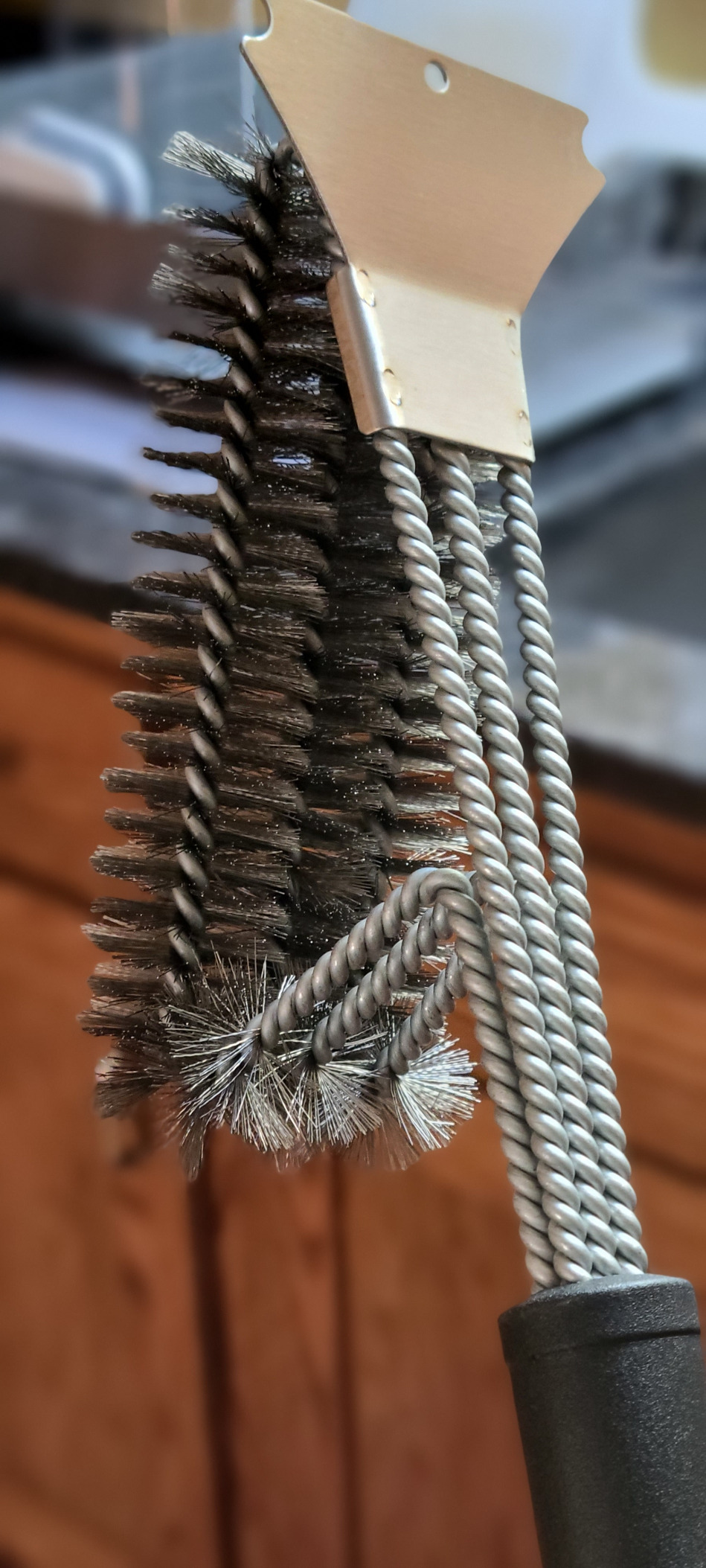 GRILLART Grill Brush and Scraper,18 Inch BBQ Grill Cleaning Brush Kit, Safe Wire Scrubber, Universal Fit BBQ Cleaner Accessories for All Grates customer photo 2