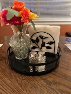 Cast Iron Bird & Tree Classic Napkin Holder/Tabletop Freestanding Tissue Dispenser, Rustic Green customer photo 2