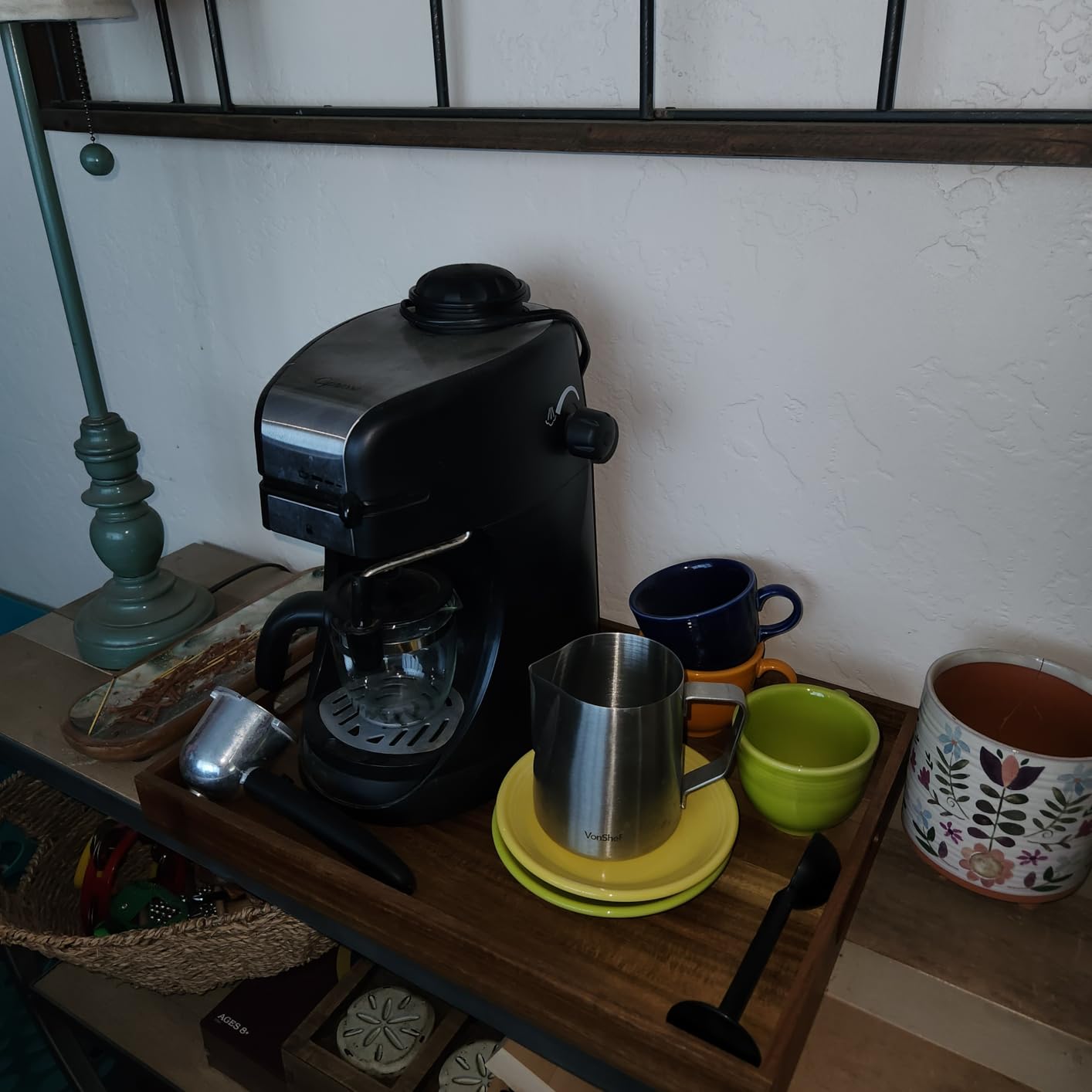 Acacia Wood Serving Tray with Handles (17 Inches) - Decorative Serving Trays Platter for Breakfast in Bed, Lunch, Dinner, Appetizers, Patio, Ottoman, Coffee Table, BBQ, Party - Great for Lap & Couch customer photo 2