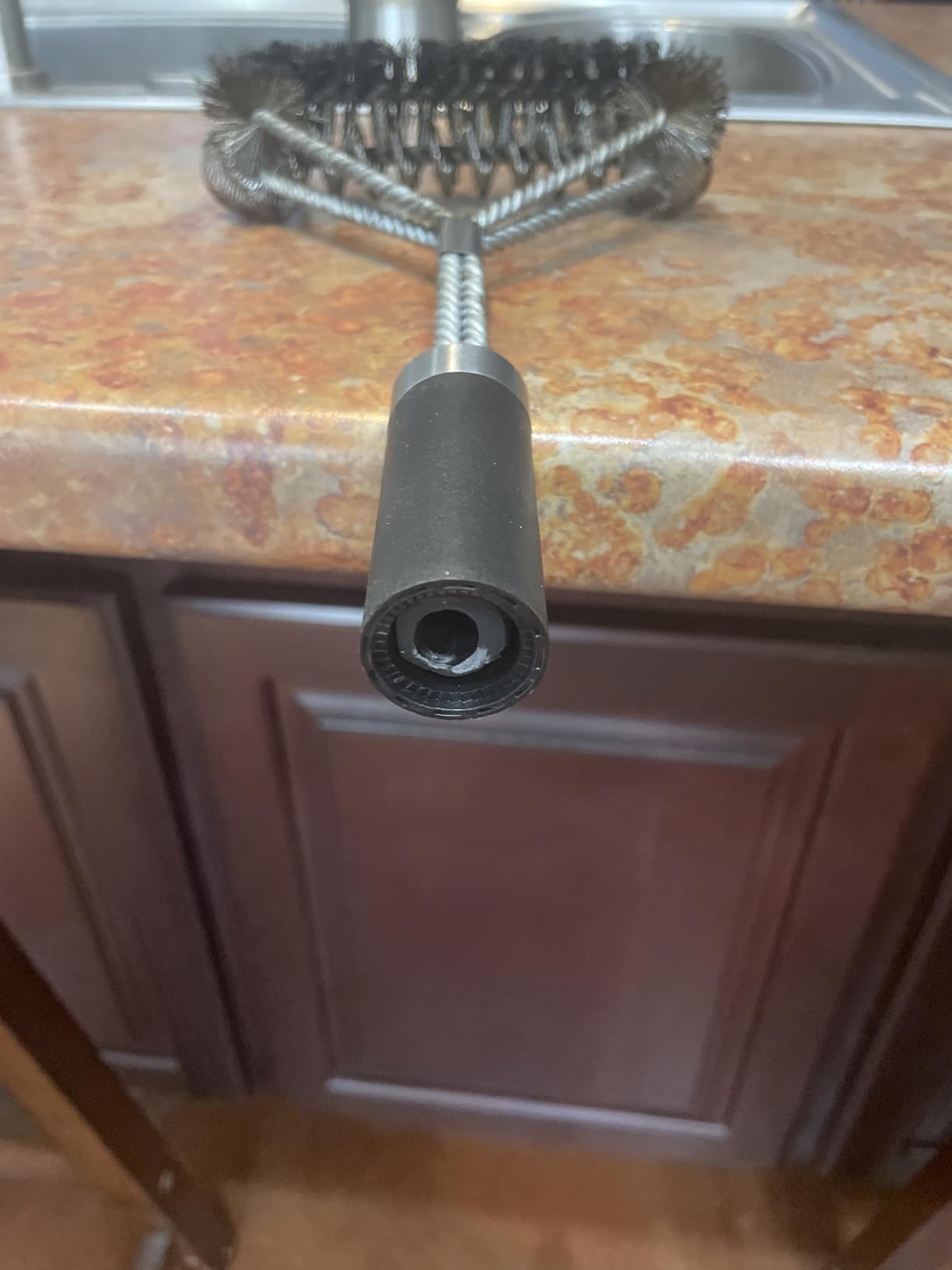 GRILLART Grill Brush [Wire + Helix] Combined BBQ Brush - Safe & Efficient Grill Cleaning Brush - 18