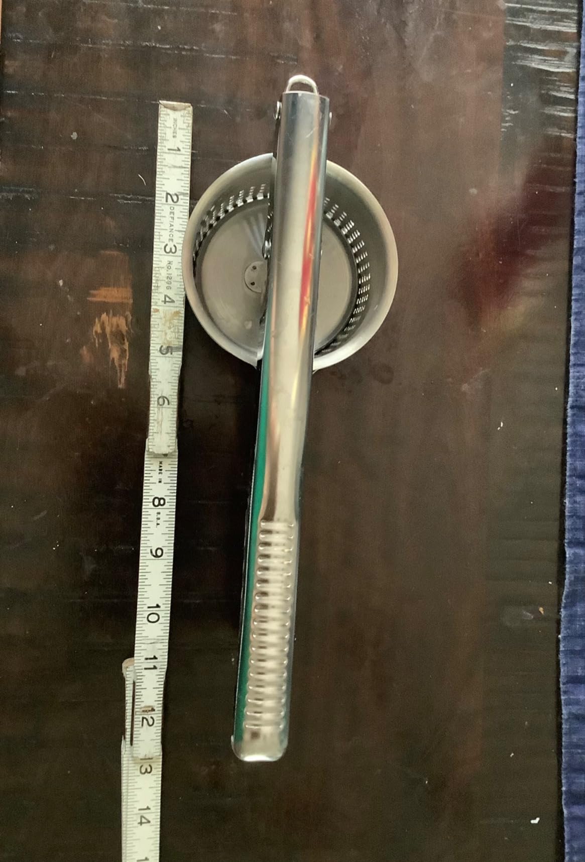 Potato Ricer, Ricer for Mashed Potatoes, 3 Interchangeable Discs Potato Masher Stainless Steel for Fluffy Mashed Potatoes, Heavy Duty Spaetzle Maker with Silicone Handle customer photo 1